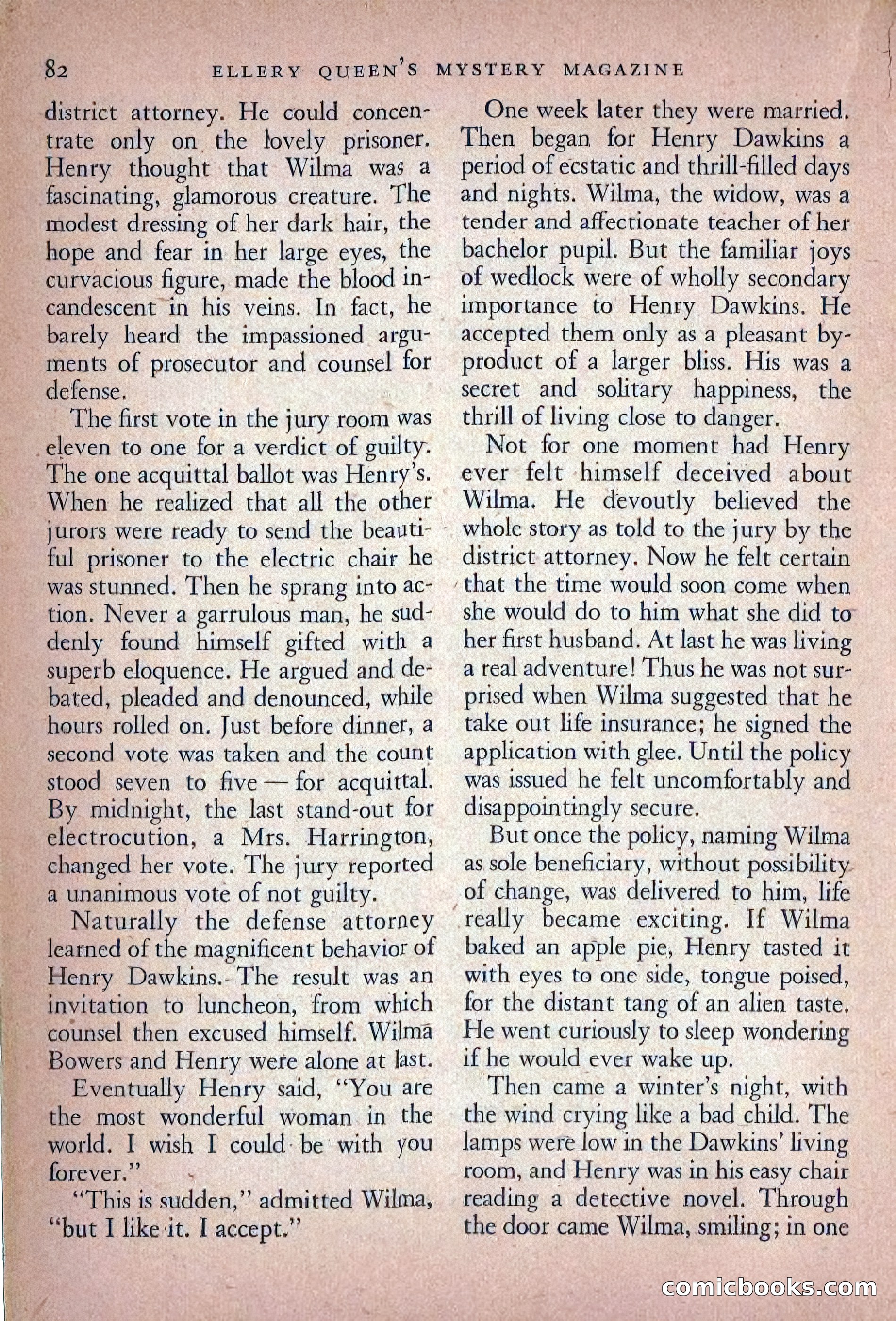 Ellery Queen's Mystery Magazine, November 1948 — page 84 of 148
