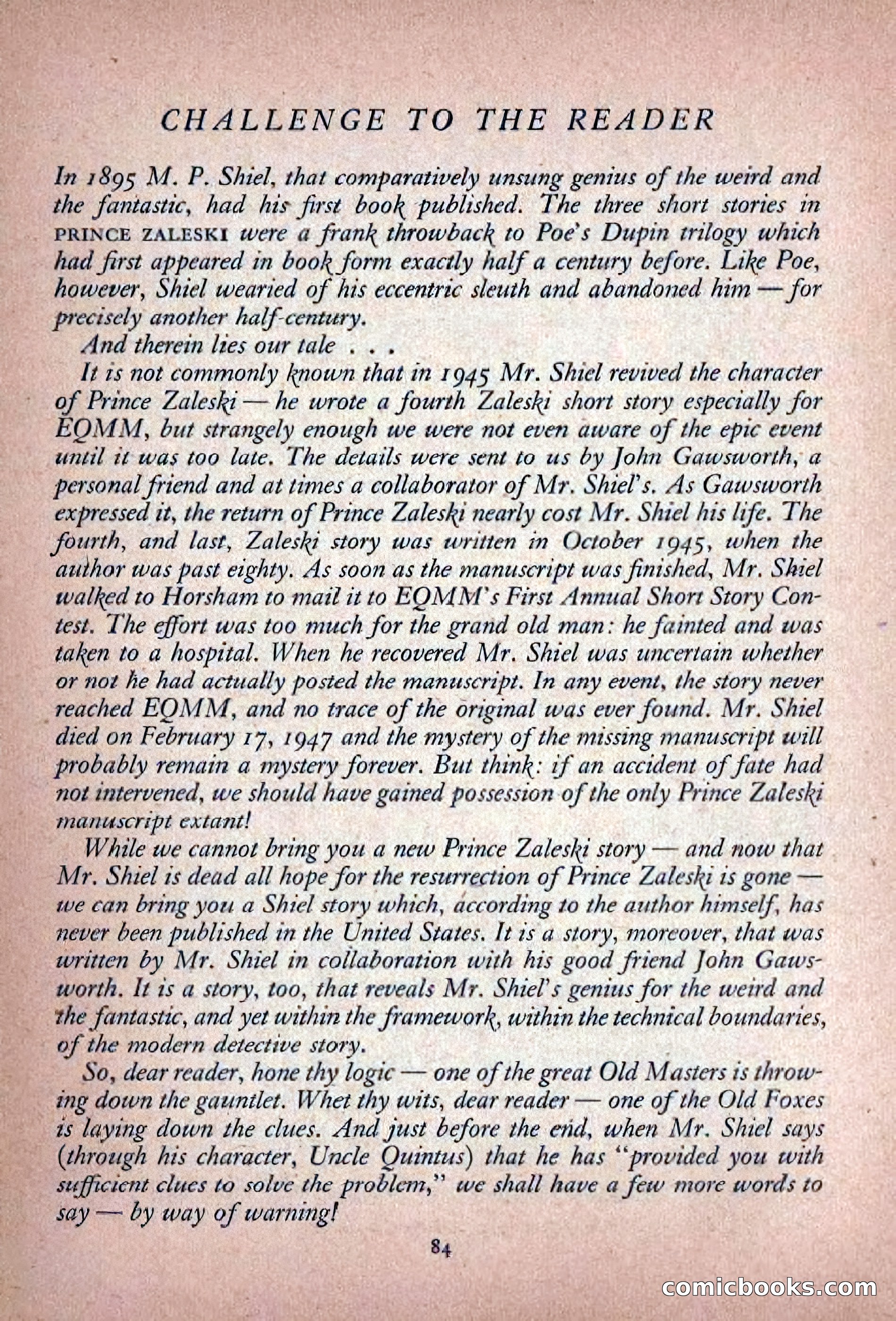 Ellery Queen's Mystery Magazine, November 1948 — page 86 of 148