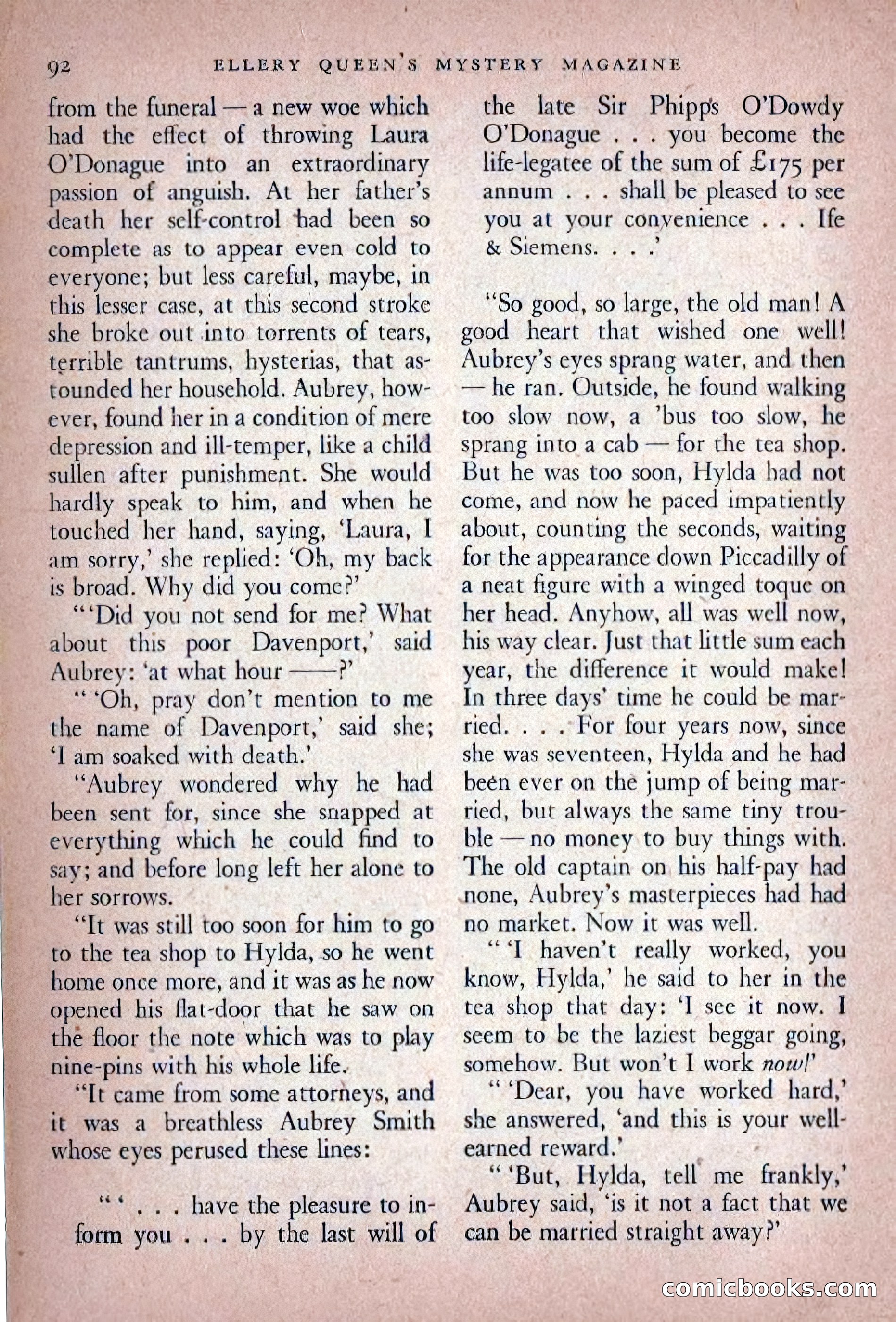 Ellery Queen's Mystery Magazine, November 1948 — page 94 of 148