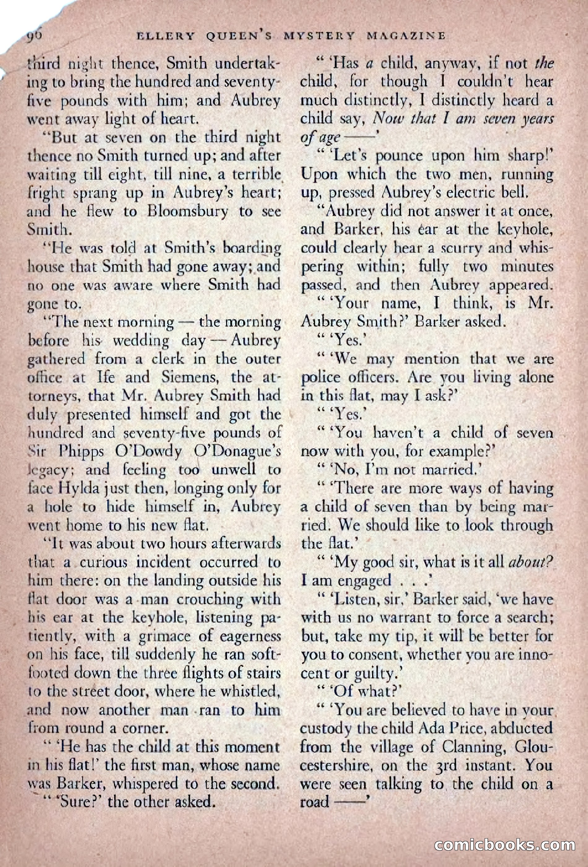 Ellery Queen's Mystery Magazine, November 1948 — page 98 of 148