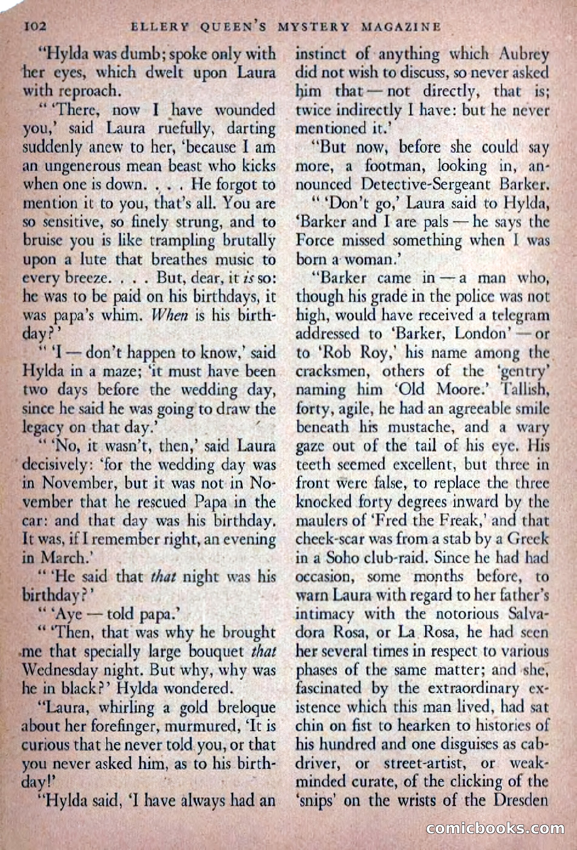 Ellery Queen's Mystery Magazine, November 1948 — page 104 of 148