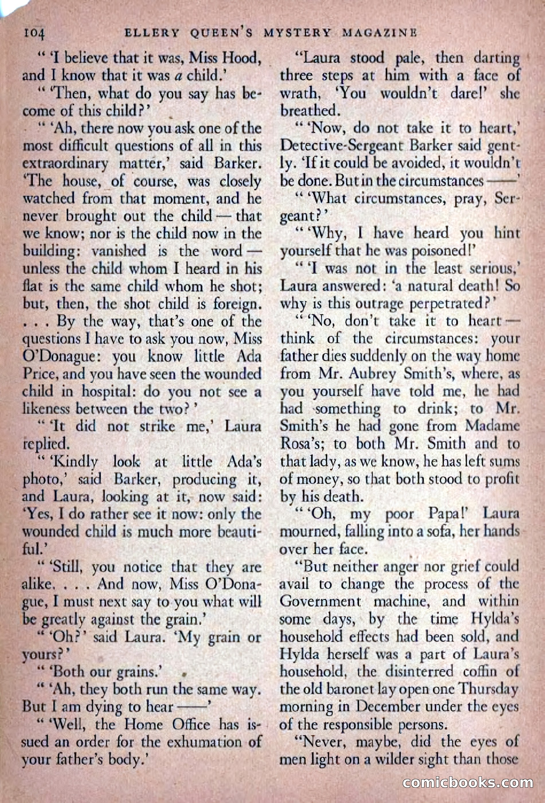 Ellery Queen's Mystery Magazine, November 1948 — page 106 of 148