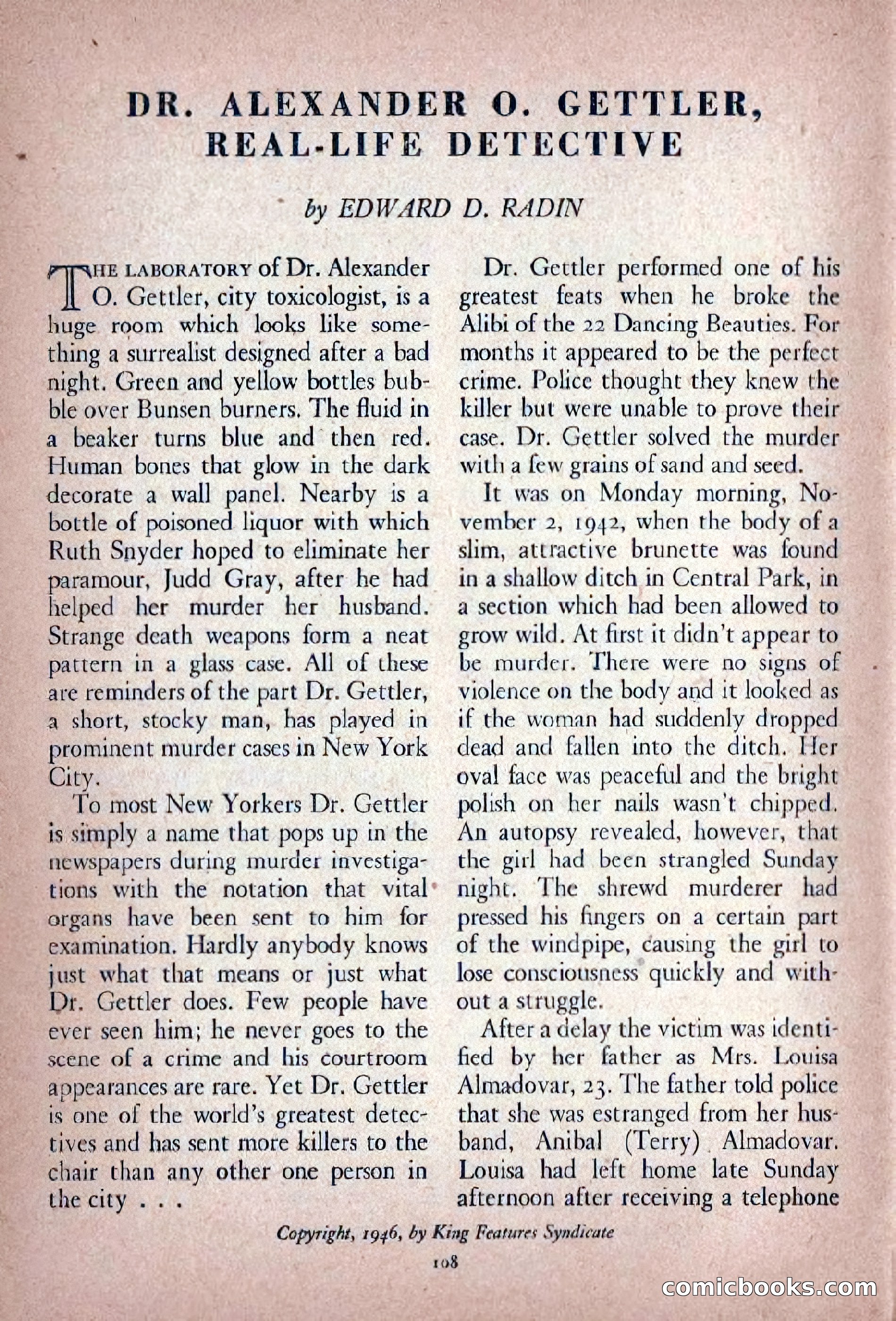 Ellery Queen's Mystery Magazine, November 1948 — page 110 of 148