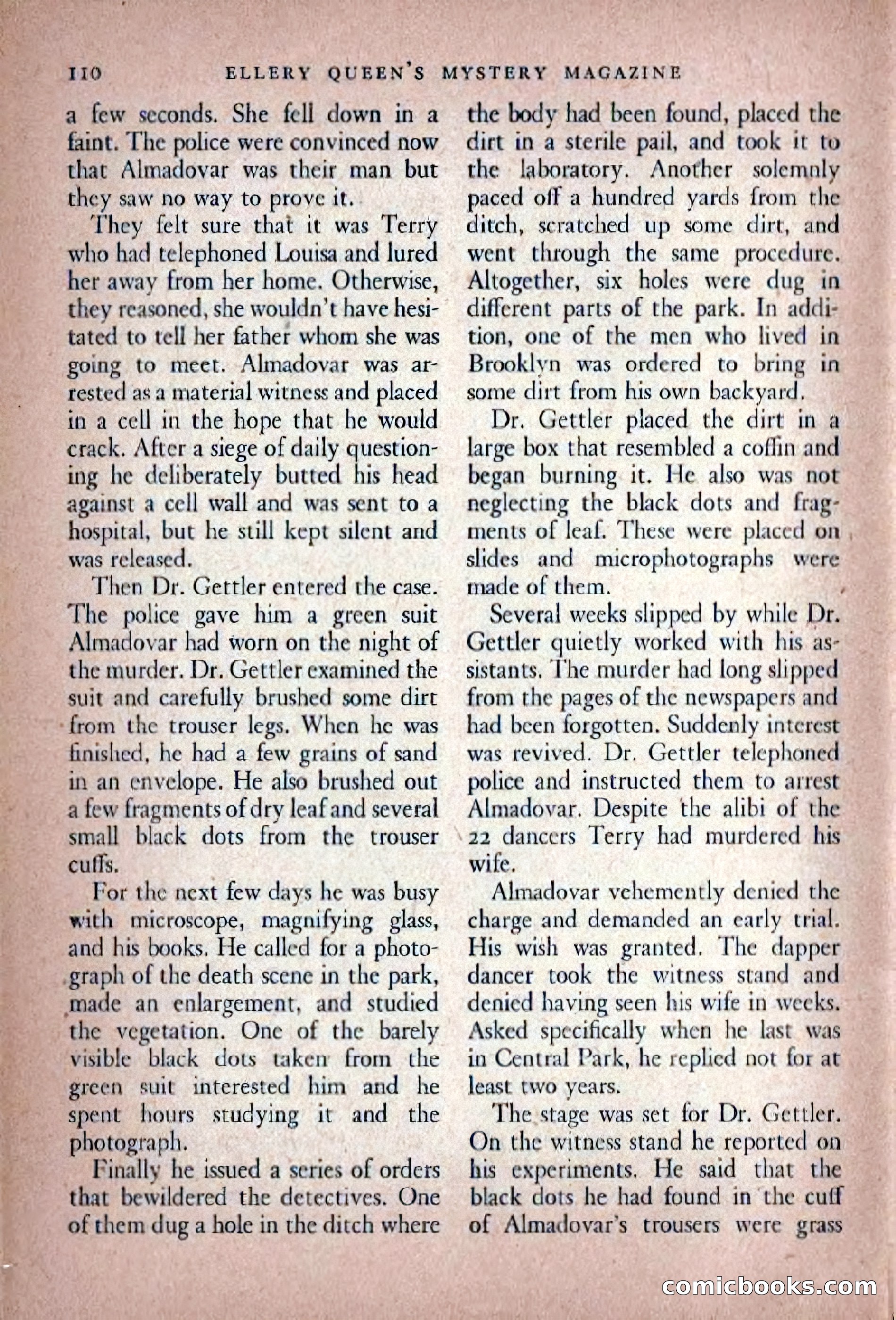 Ellery Queen's Mystery Magazine, November 1948 — page 112 of 148