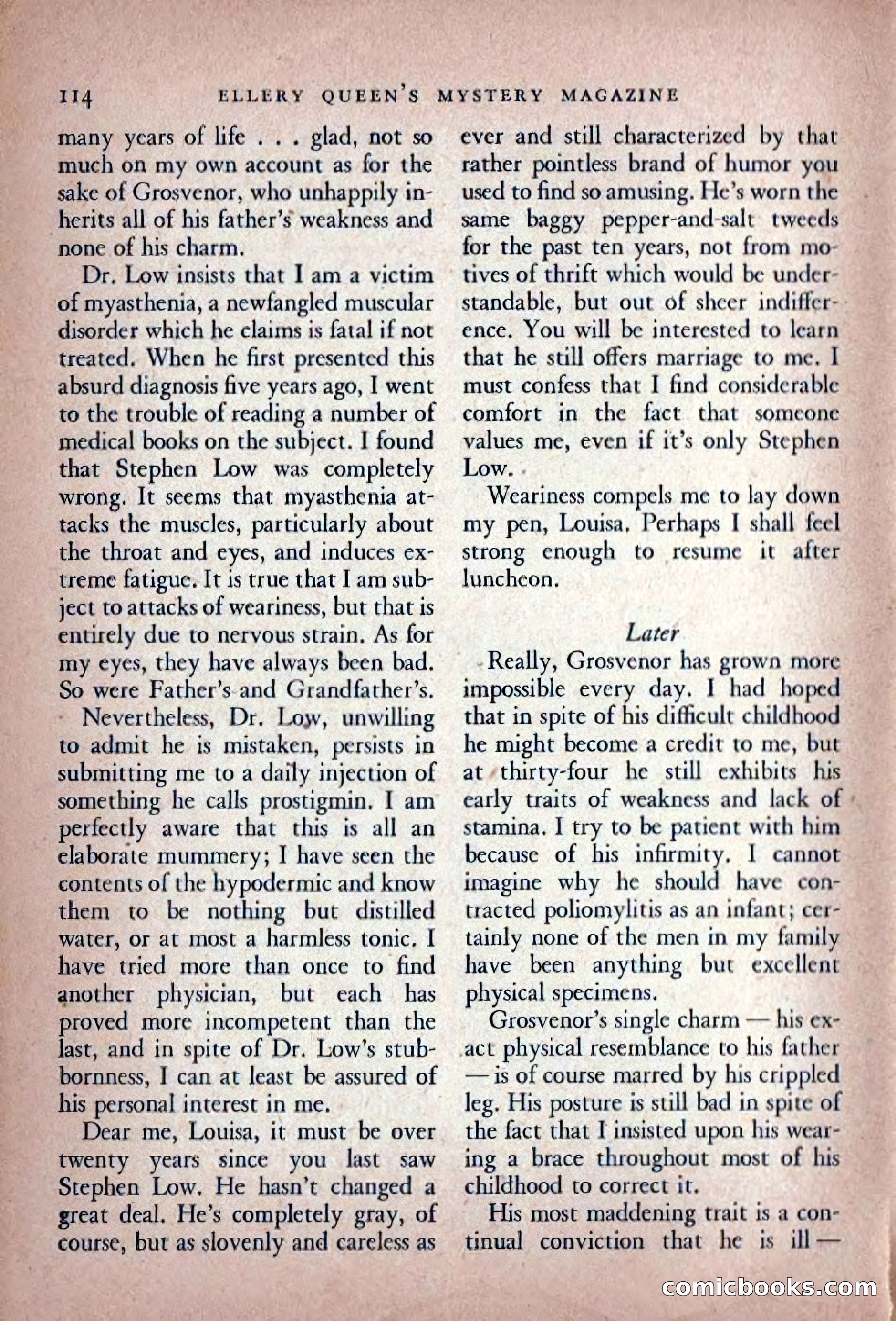 Ellery Queen's Mystery Magazine, November 1948 — page 116 of 148