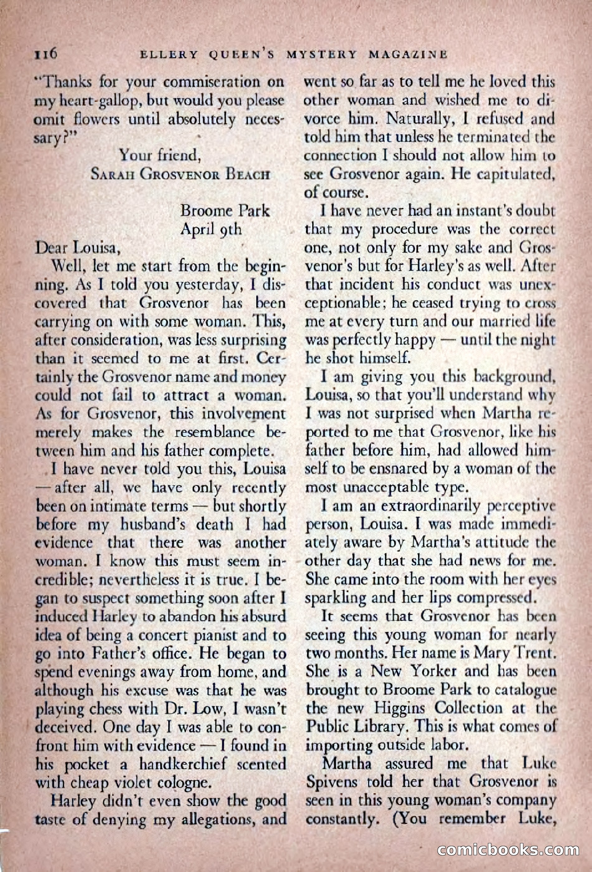 Ellery Queen's Mystery Magazine, November 1948 — page 118 of 148