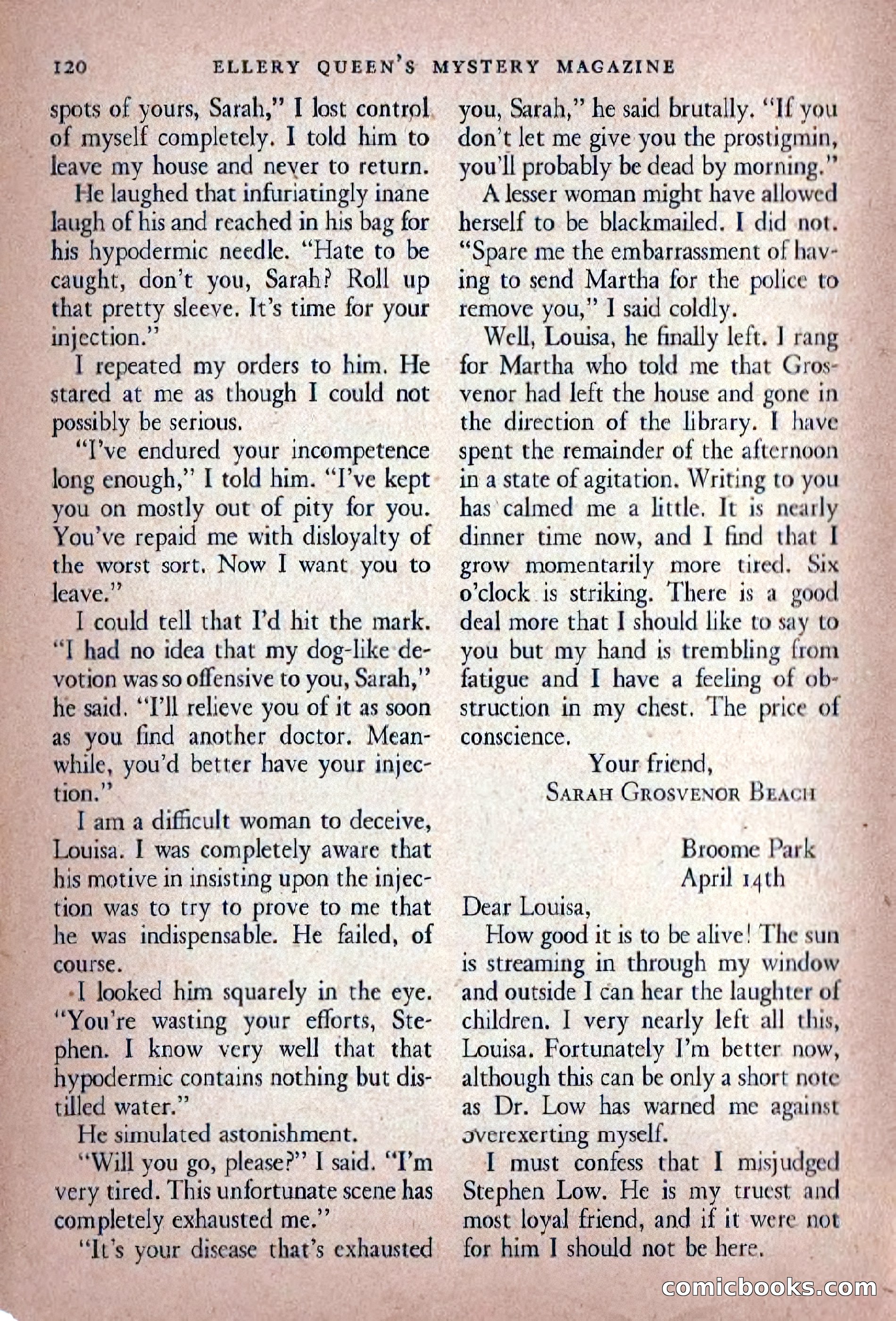 Ellery Queen's Mystery Magazine, November 1948 — page 122 of 148
