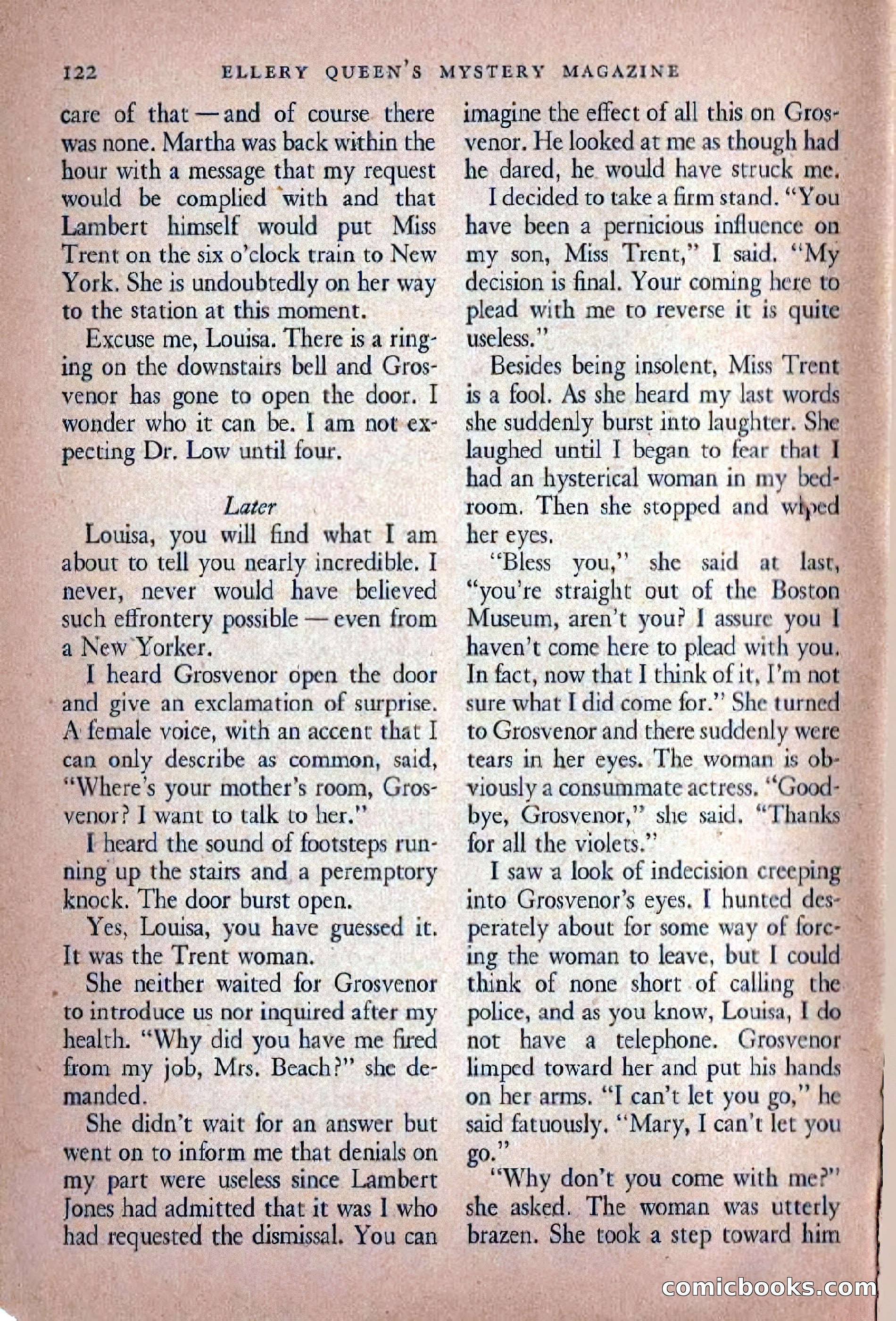 Ellery Queen's Mystery Magazine, November 1948 — page 124 of 148