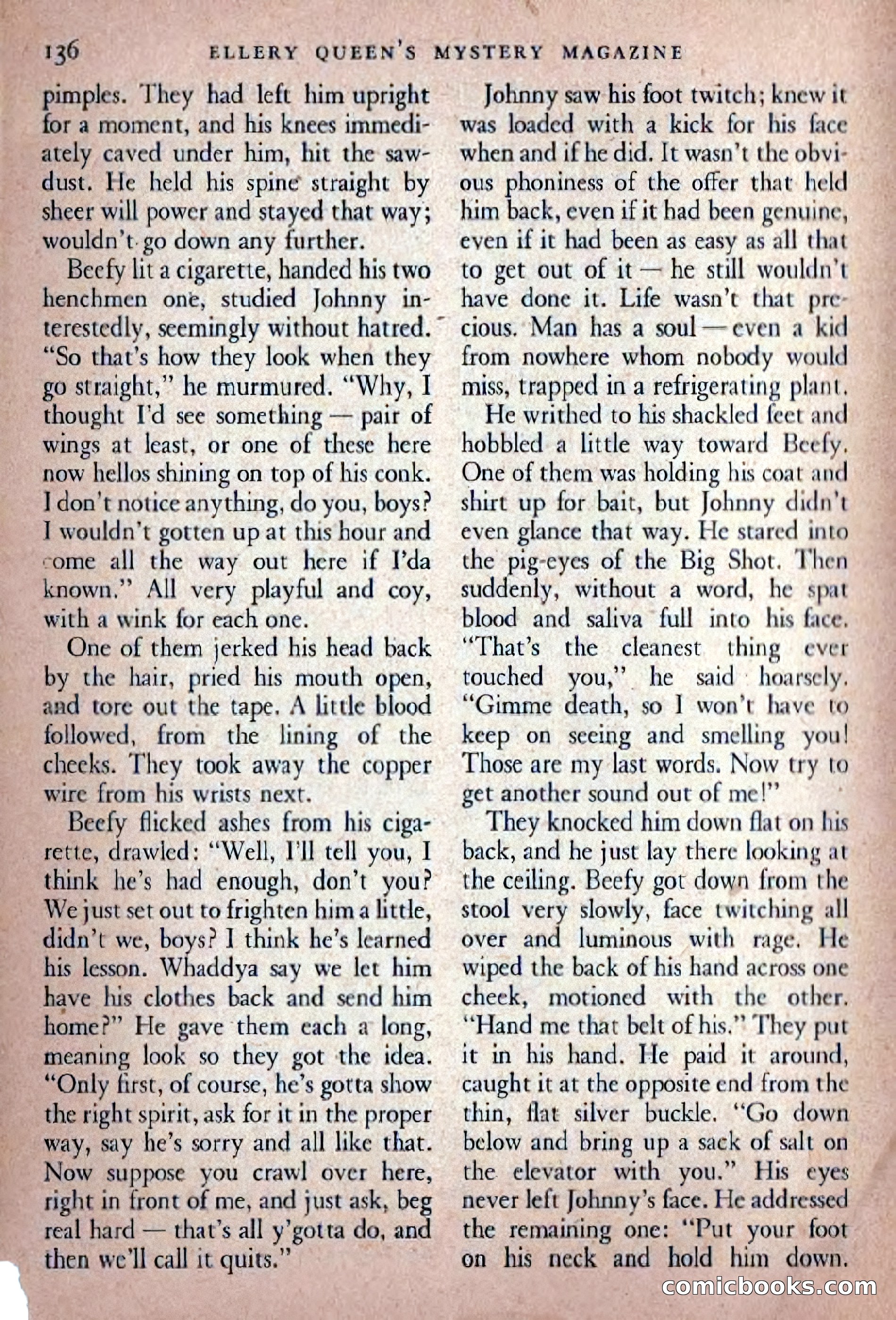 Ellery Queen's Mystery Magazine, November 1948 — page 138 of 148