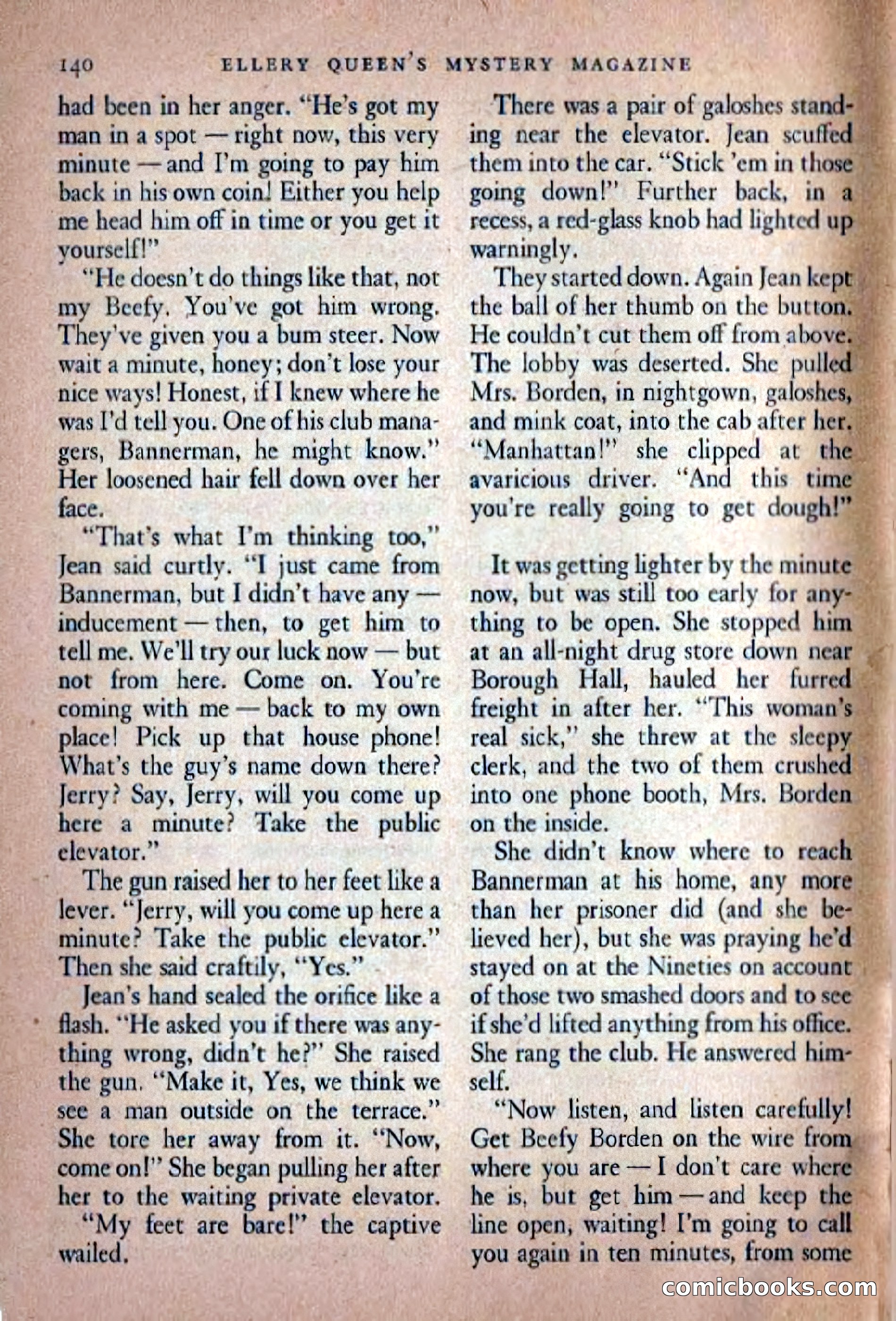 Ellery Queen's Mystery Magazine, November 1948 — page 142 of 148