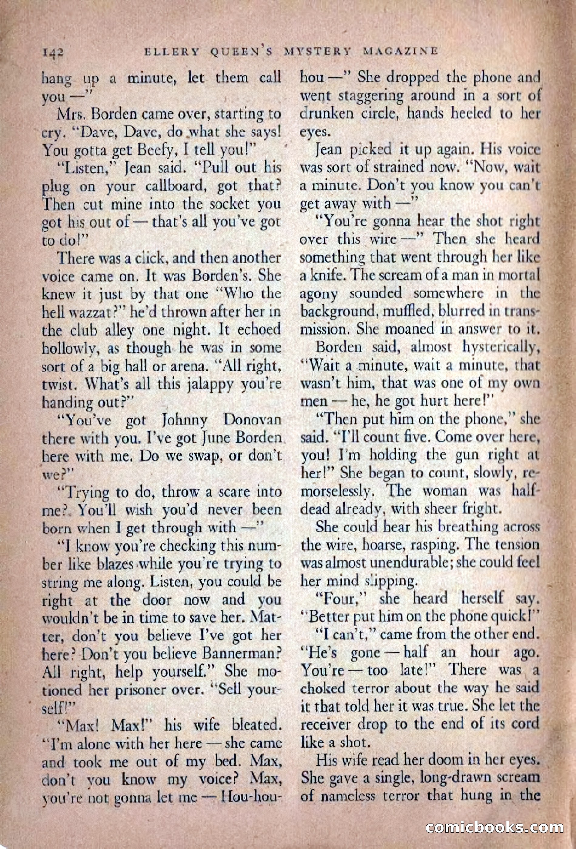 Ellery Queen's Mystery Magazine, November 1948 — page 144 of 148