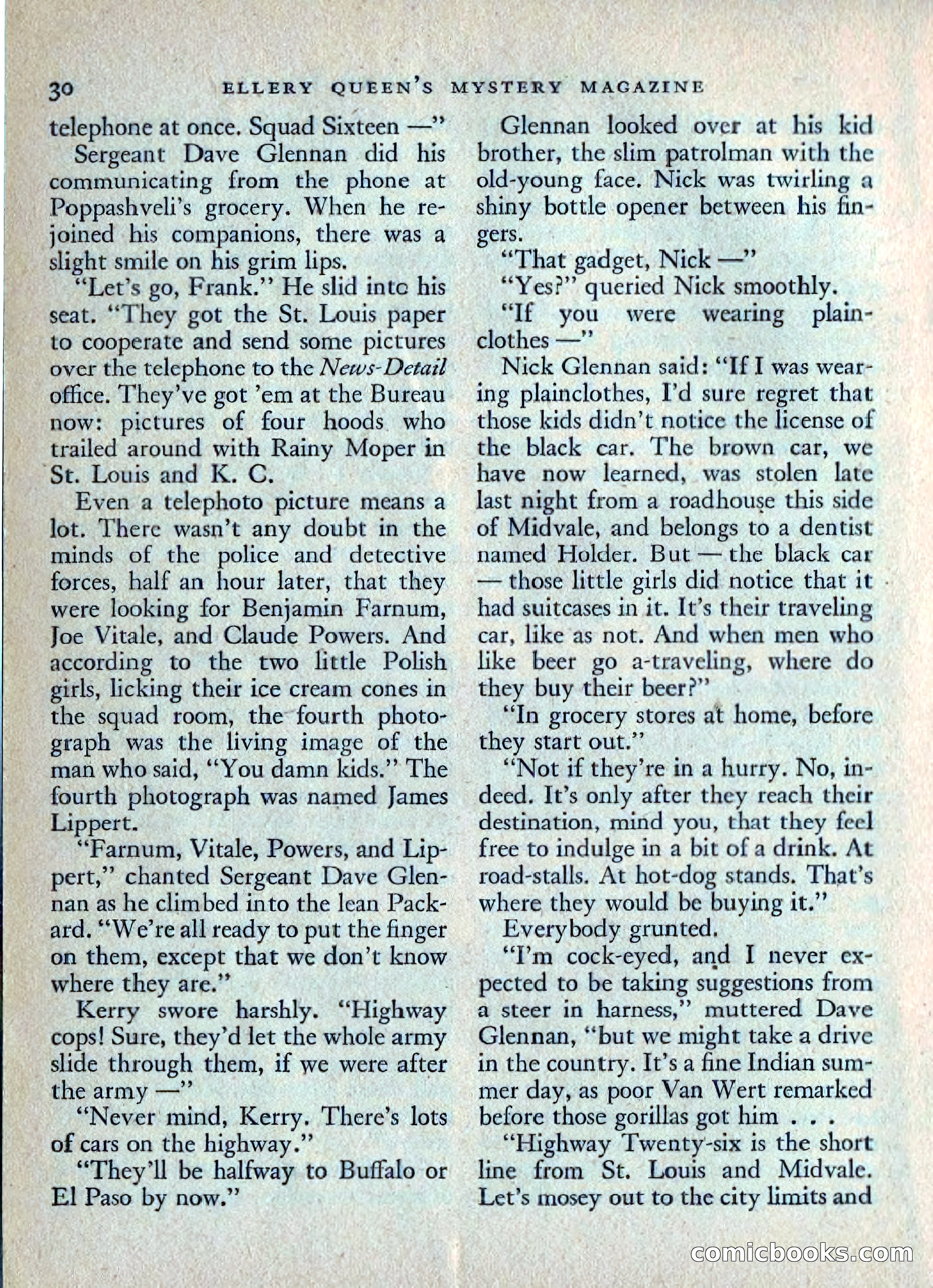 Ellery Queen's Mystery Magazine, July 1949 — page 33 of 149