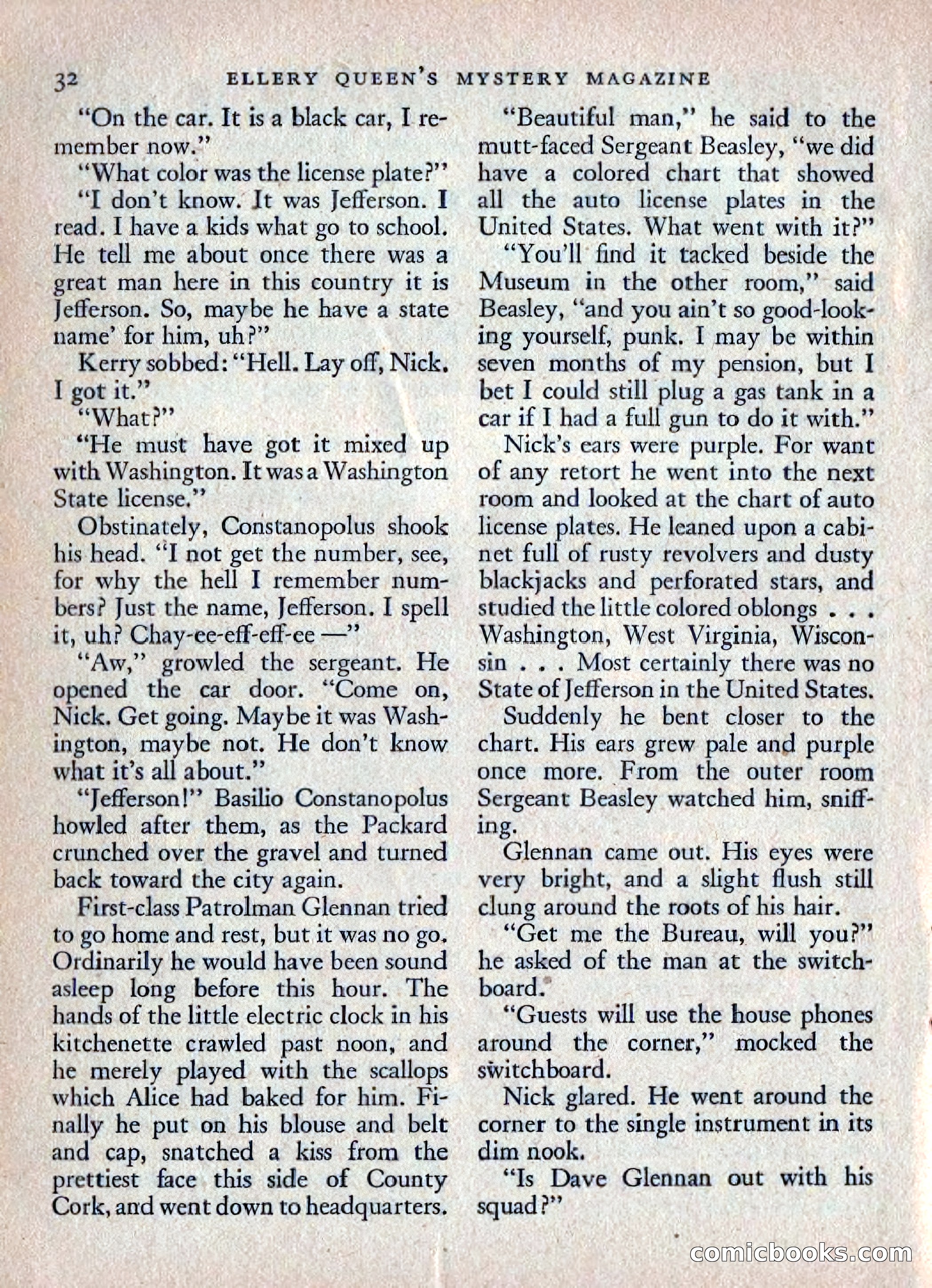 Ellery Queen's Mystery Magazine, July 1949 — page 35 of 149