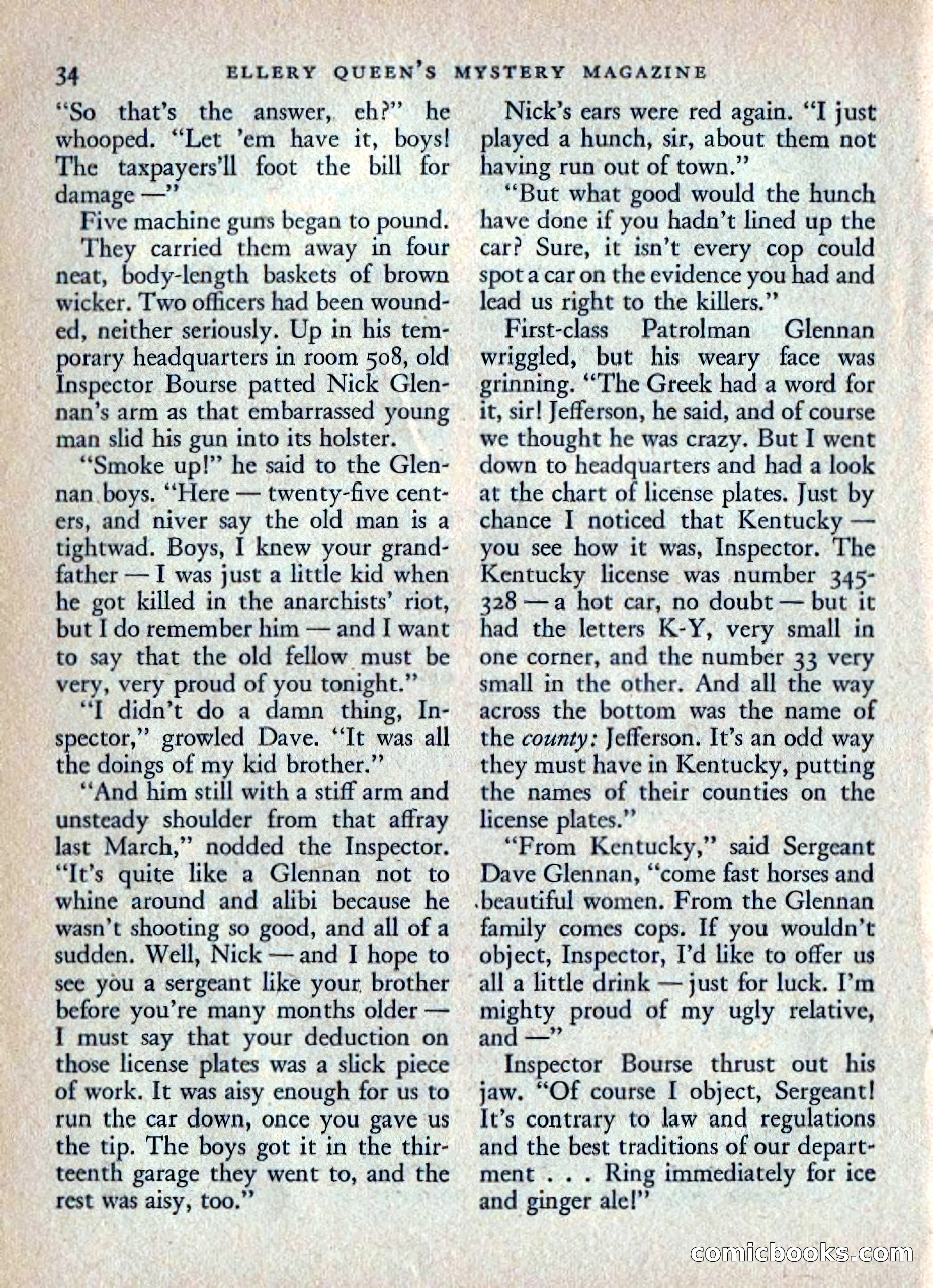 Ellery Queen's Mystery Magazine, July 1949 — page 37 of 149