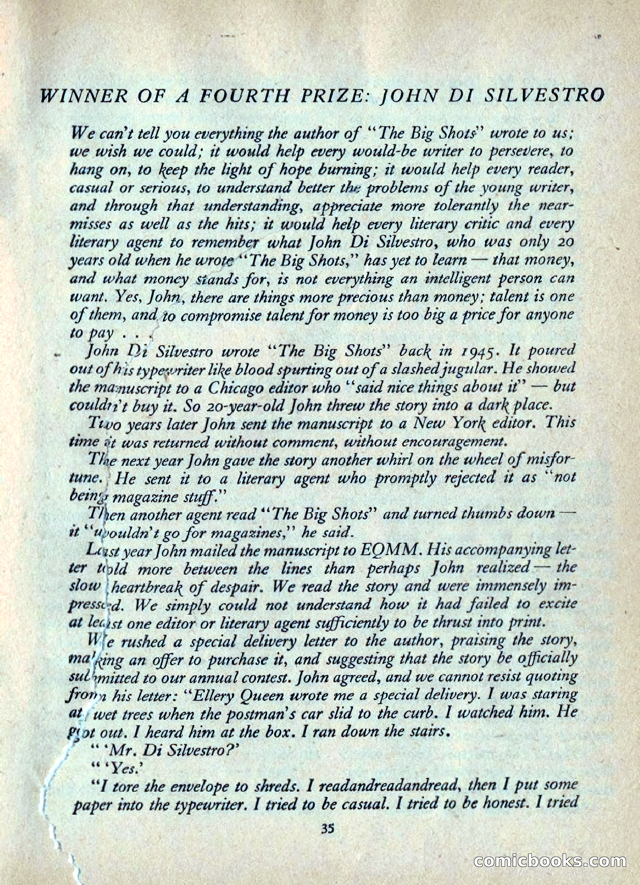 Ellery Queen's Mystery Magazine, July 1949 — page 38 of 149