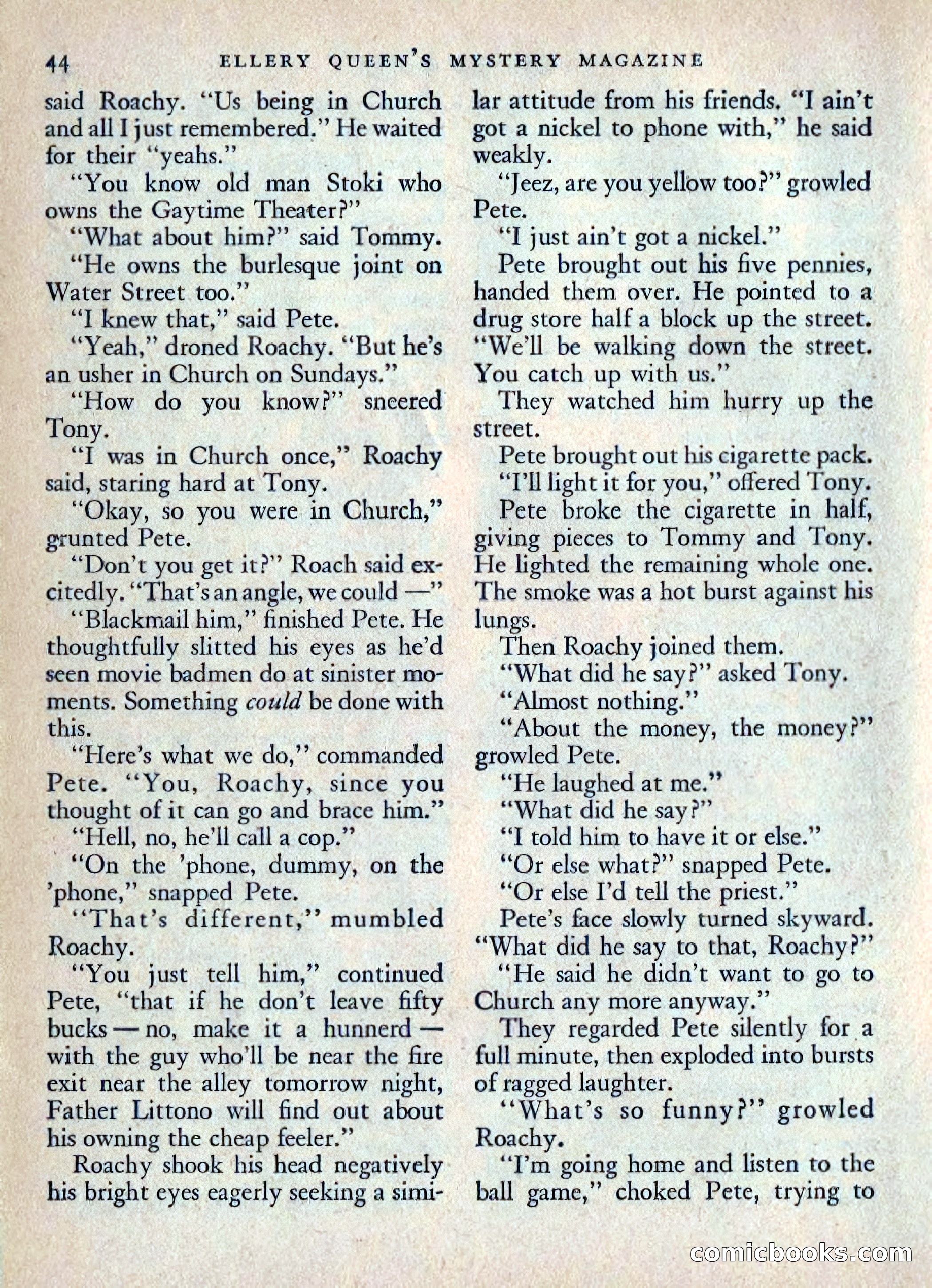Ellery Queen's Mystery Magazine, July 1949 — page 47 of 149
