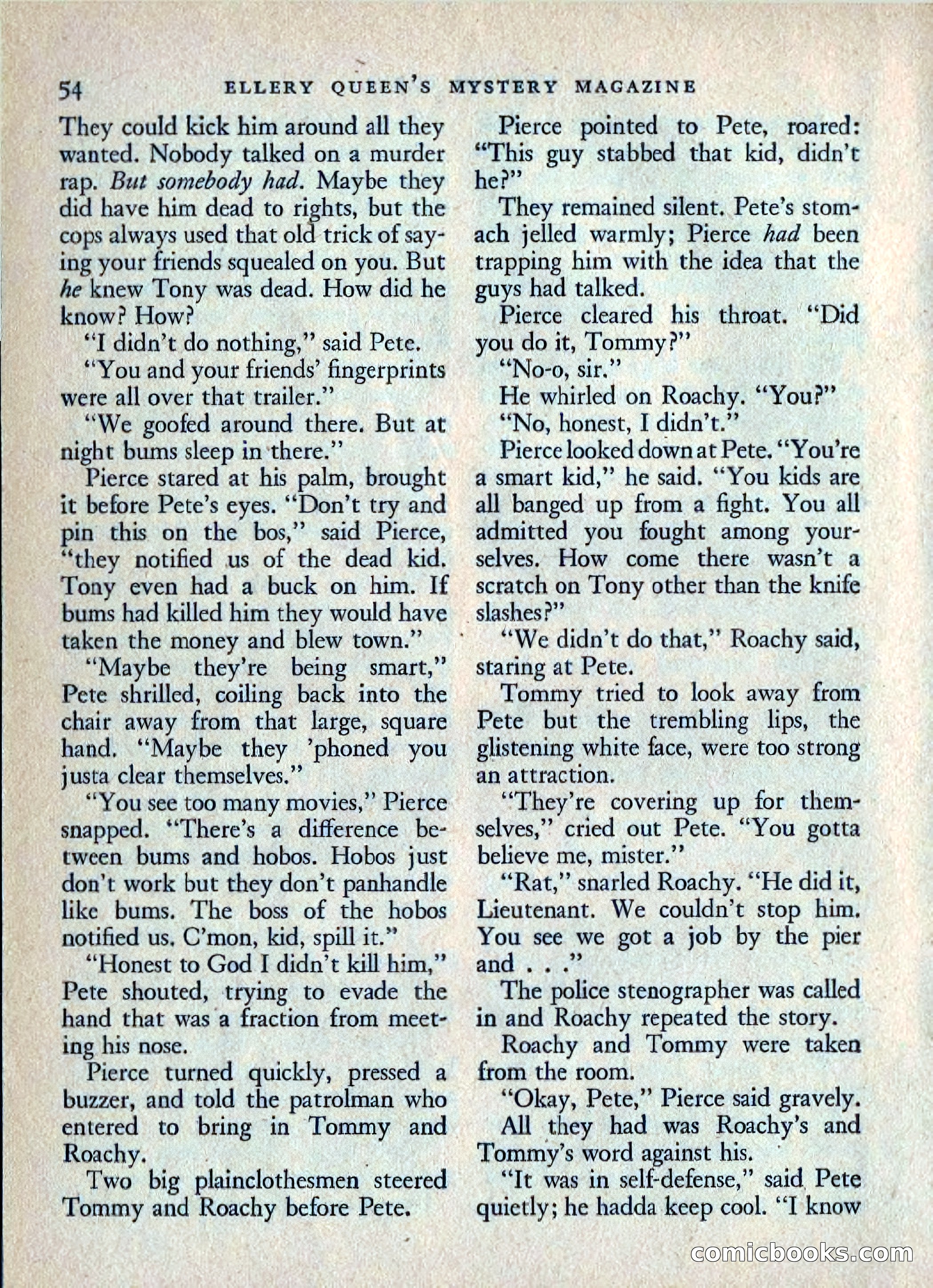 Ellery Queen's Mystery Magazine, July 1949 — page 57 of 149
