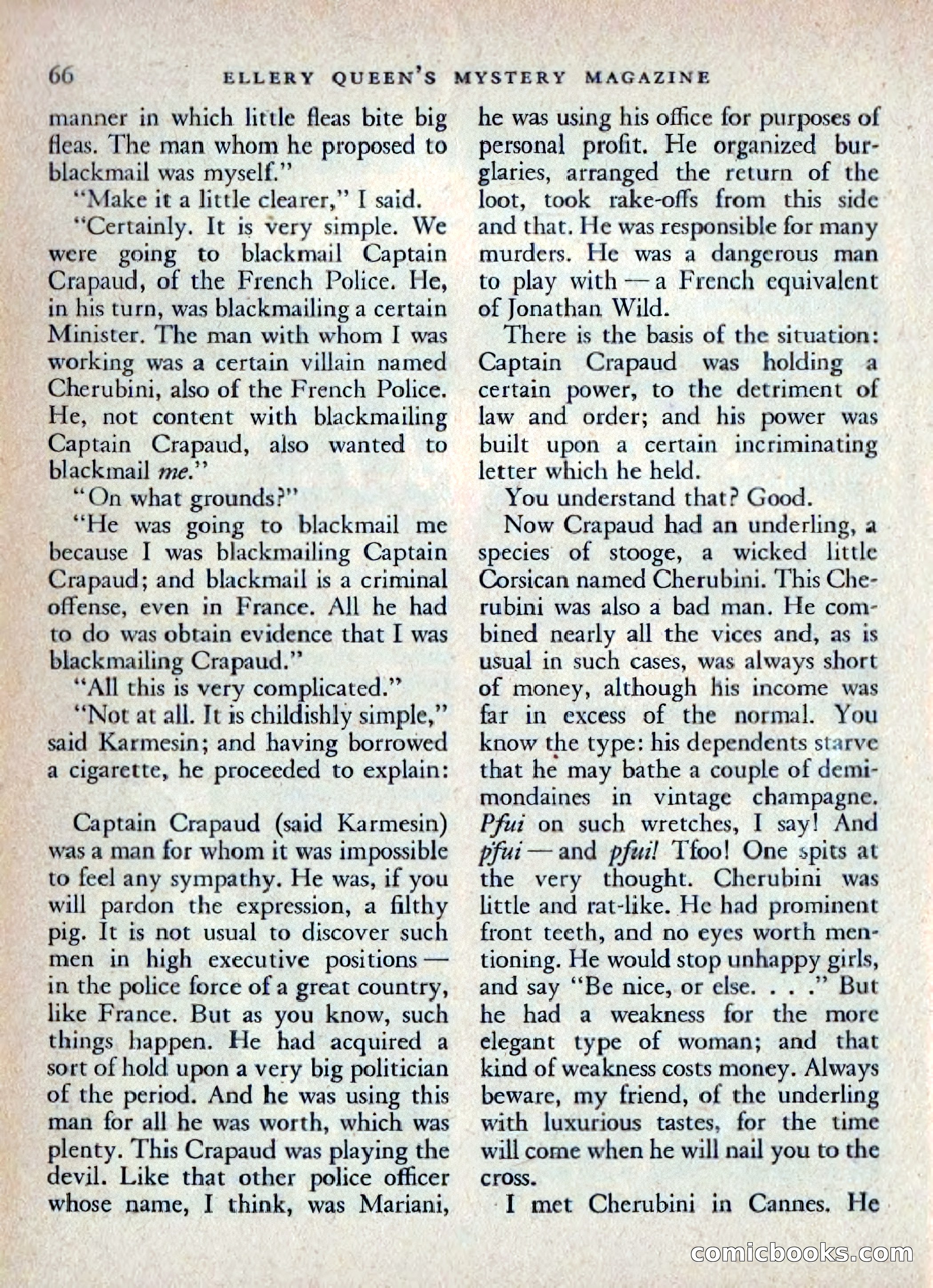 Ellery Queen's Mystery Magazine, July 1949 — page 69 of 149