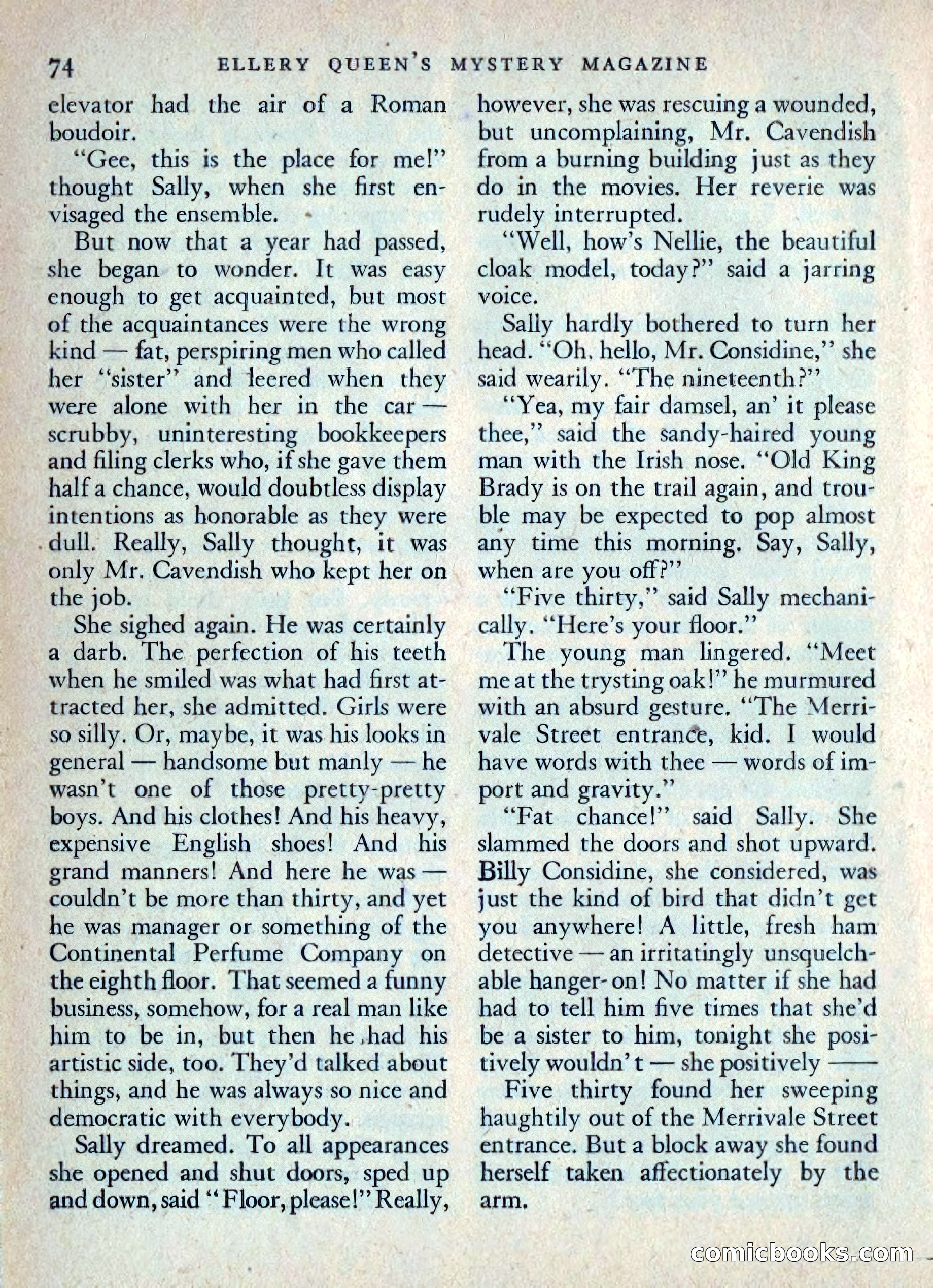 Ellery Queen's Mystery Magazine, July 1949 — page 77 of 149