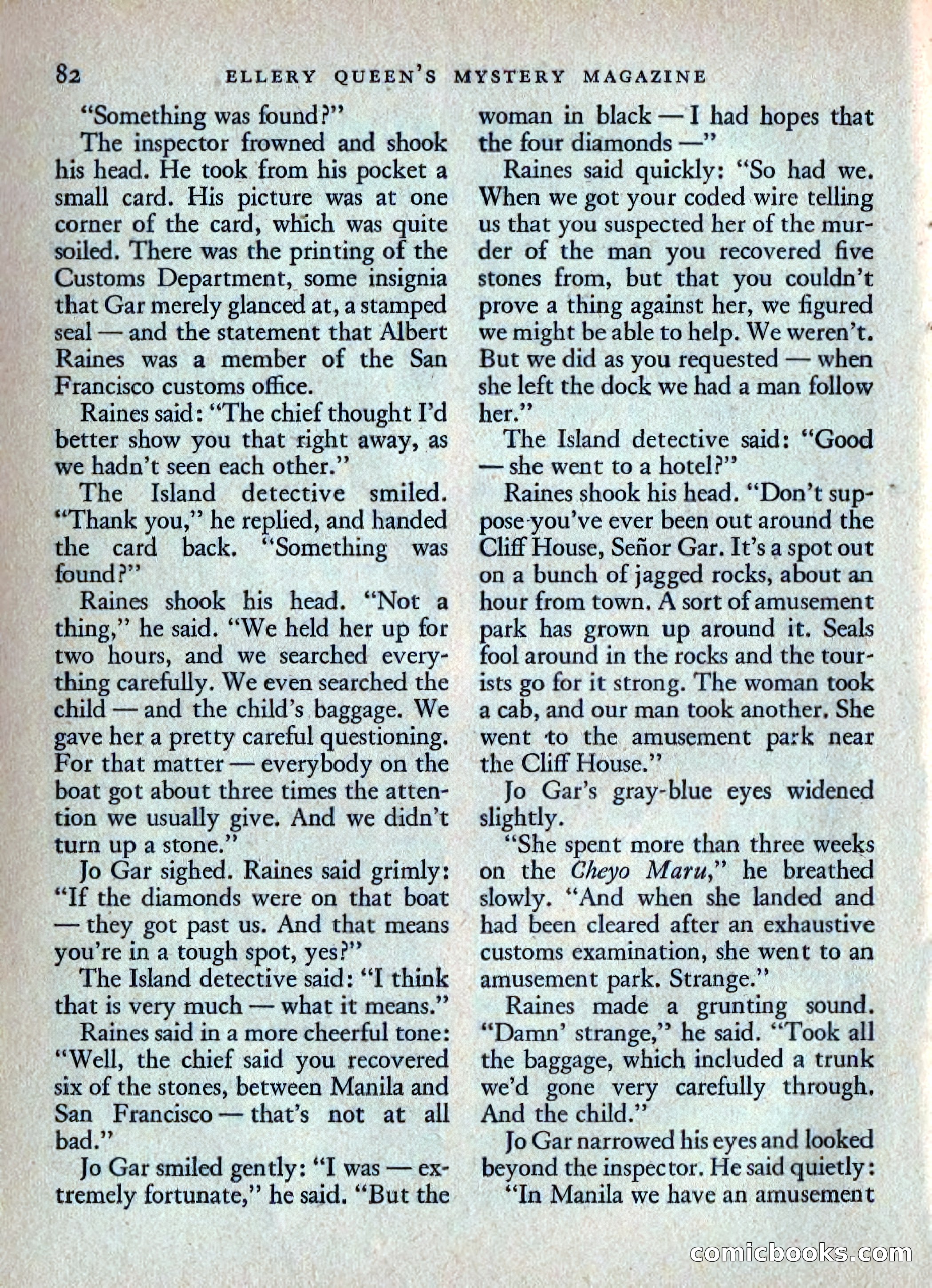Ellery Queen's Mystery Magazine, July 1949 — page 85 of 149