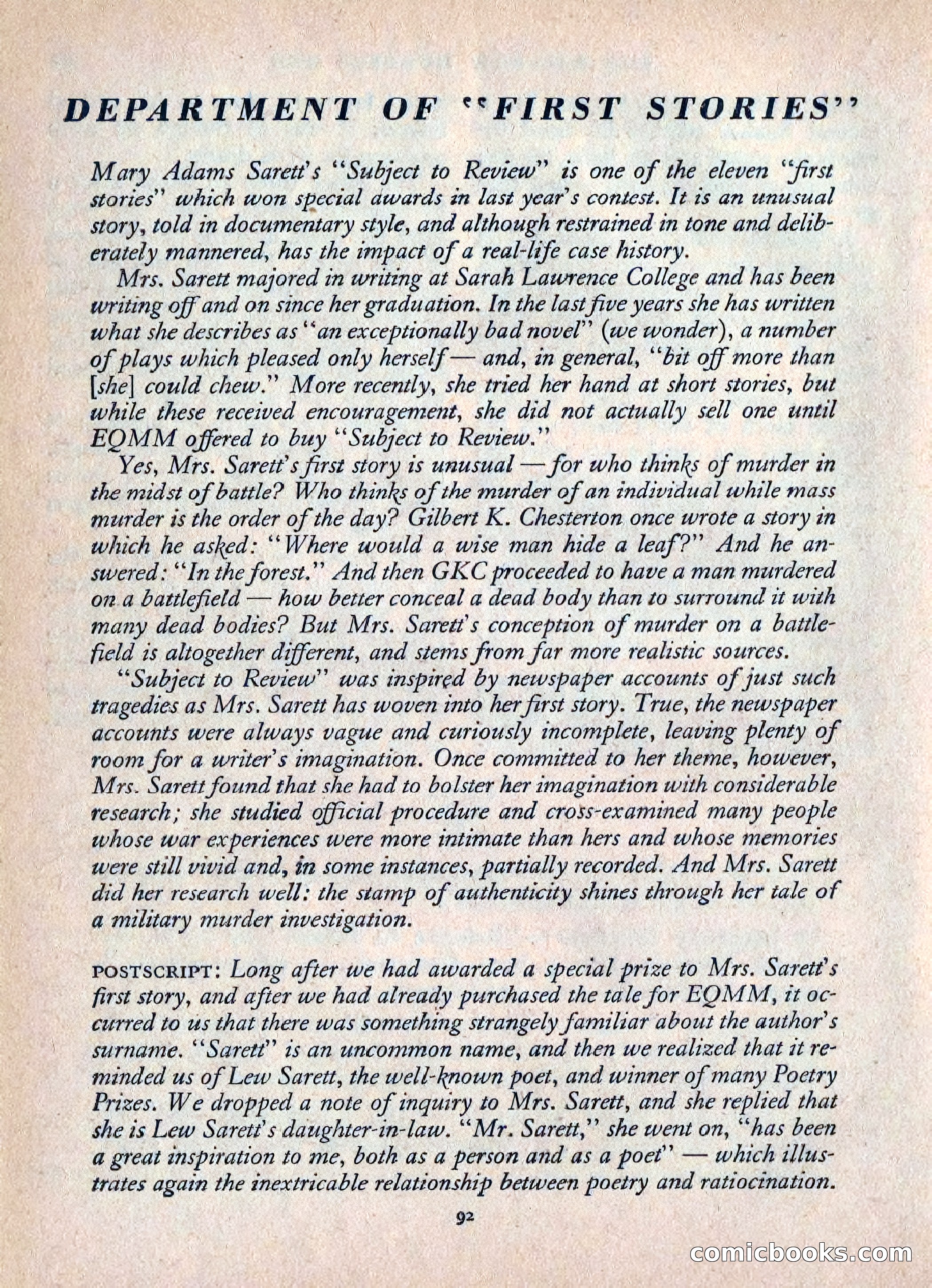 Ellery Queen's Mystery Magazine, July 1949 — page 95 of 149