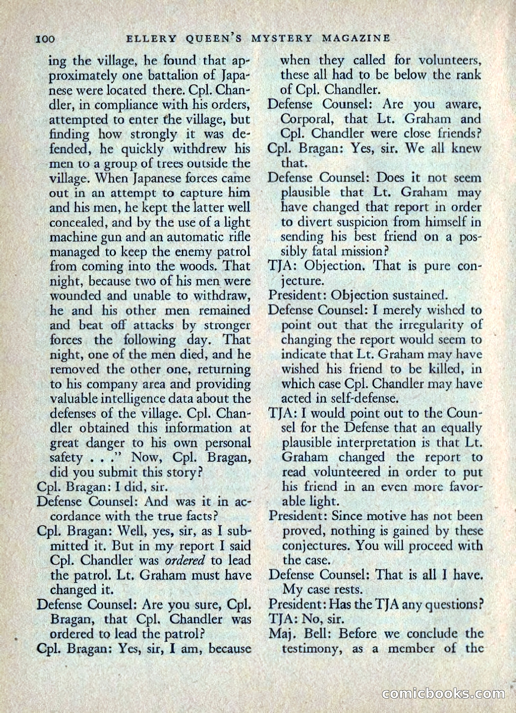 Ellery Queen's Mystery Magazine, July 1949 — page 103 of 149
