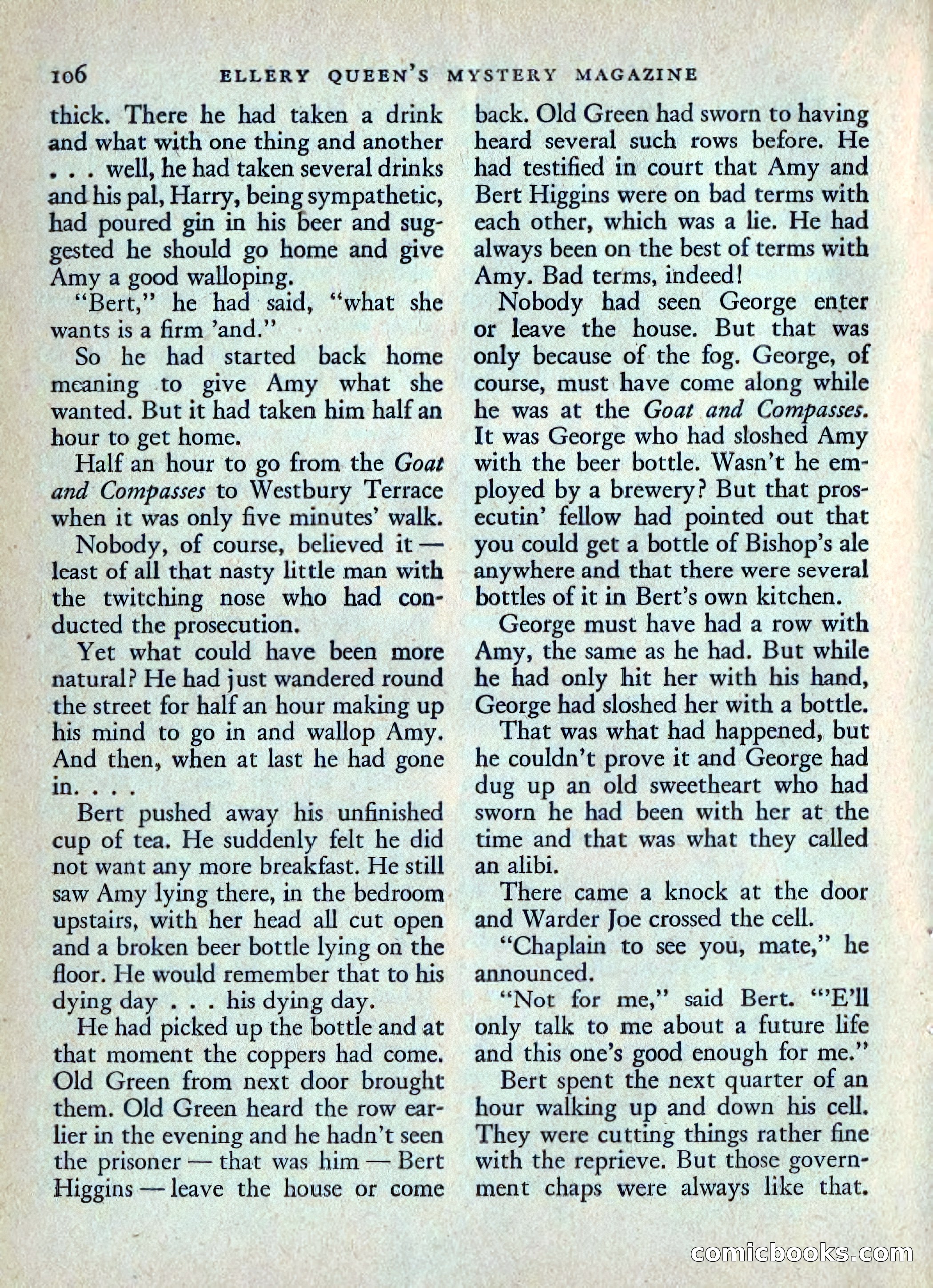 Ellery Queen's Mystery Magazine, July 1949 — page 109 of 149