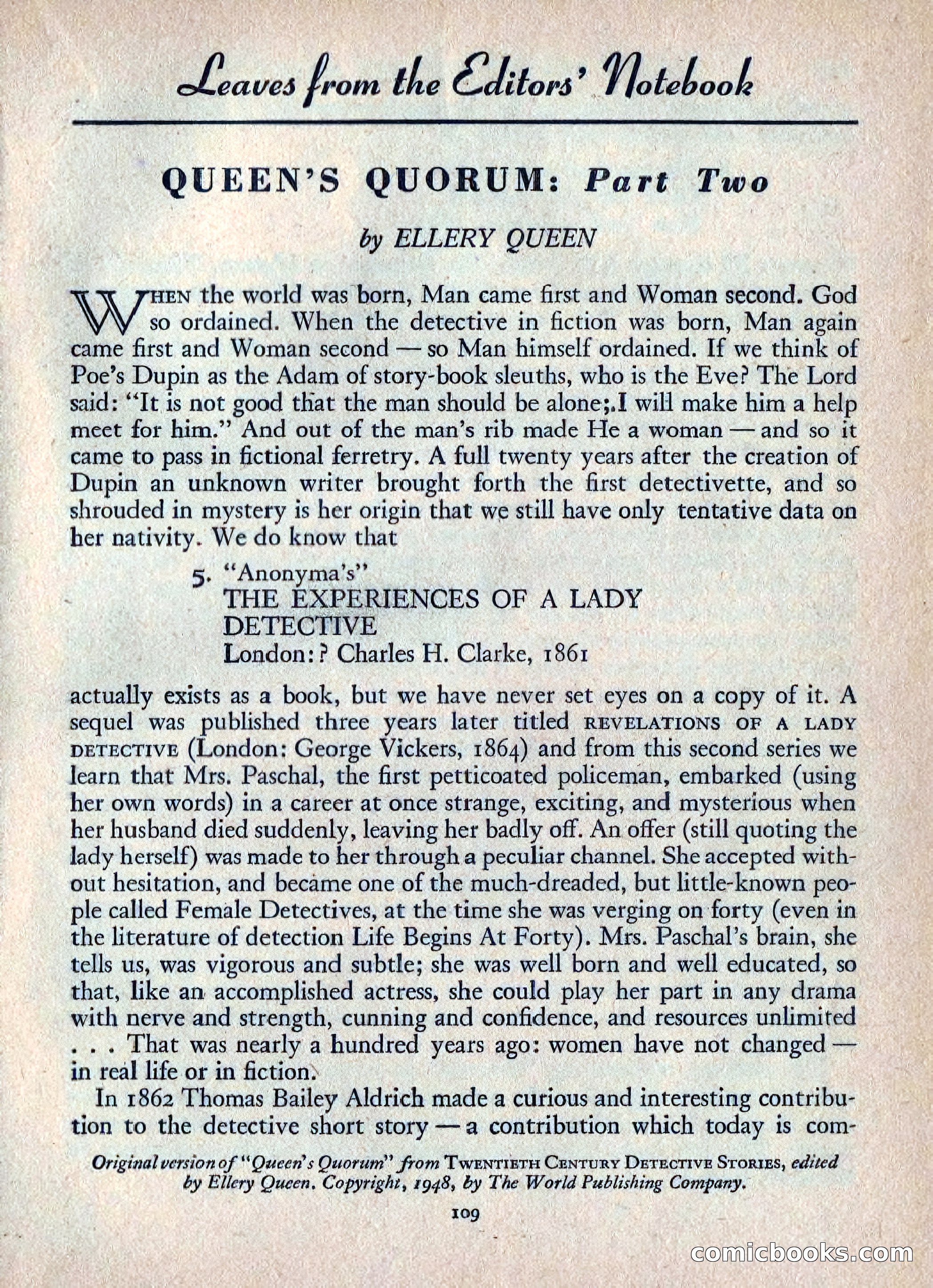 Ellery Queen's Mystery Magazine, July 1949 — page 112 of 149