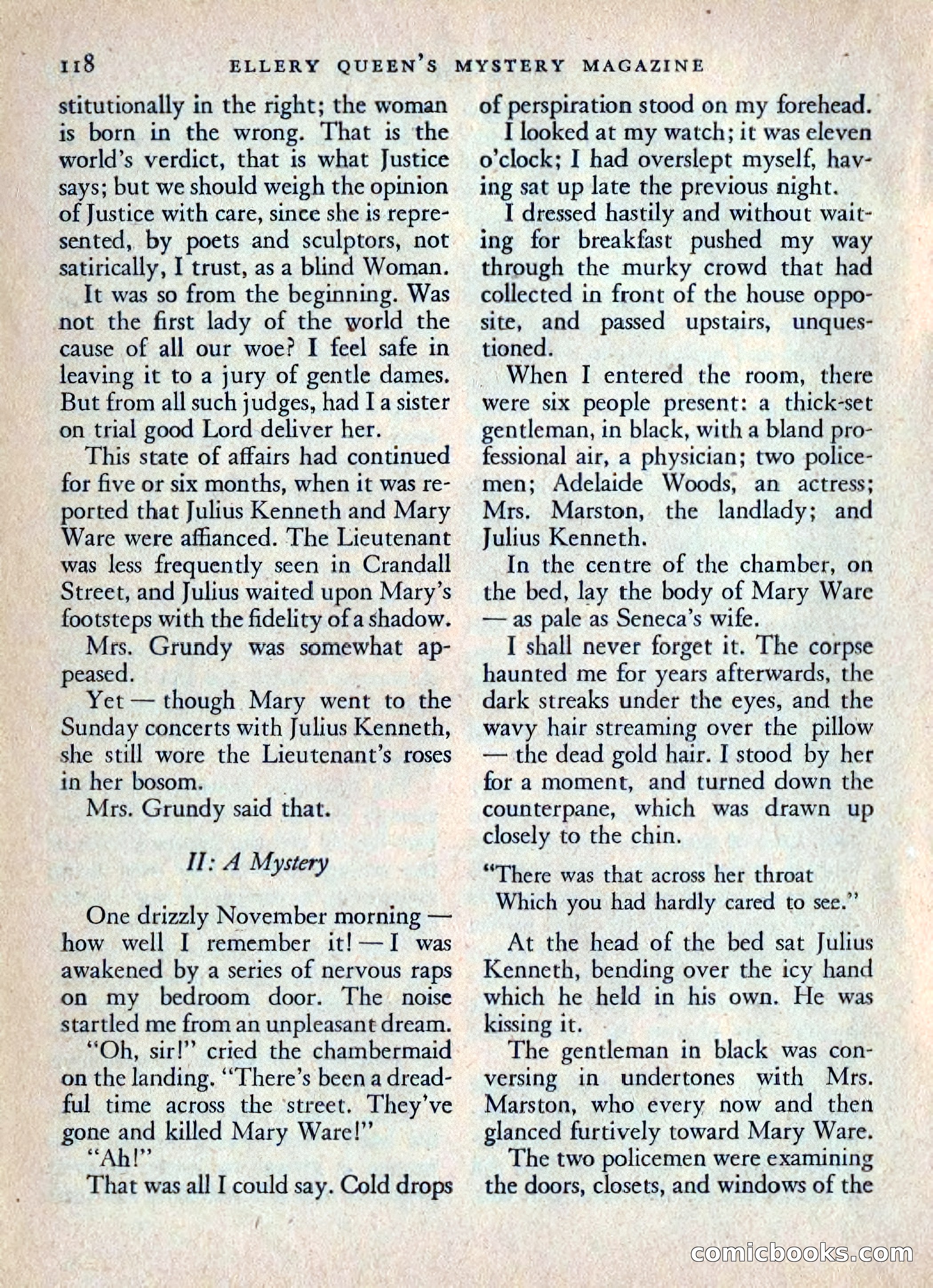 Ellery Queen's Mystery Magazine, July 1949 — page 121 of 149