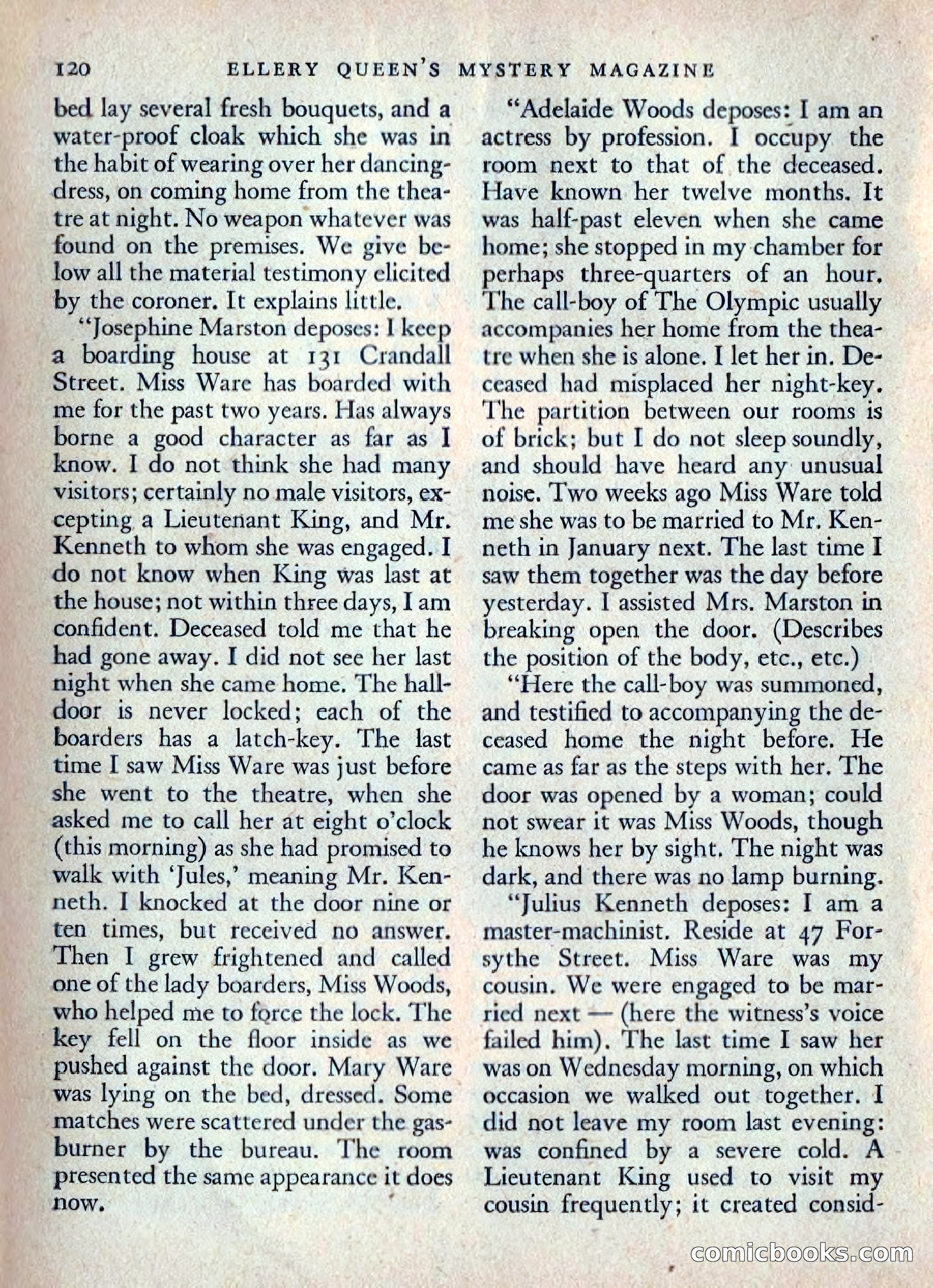Ellery Queen's Mystery Magazine, July 1949 — page 123 of 149