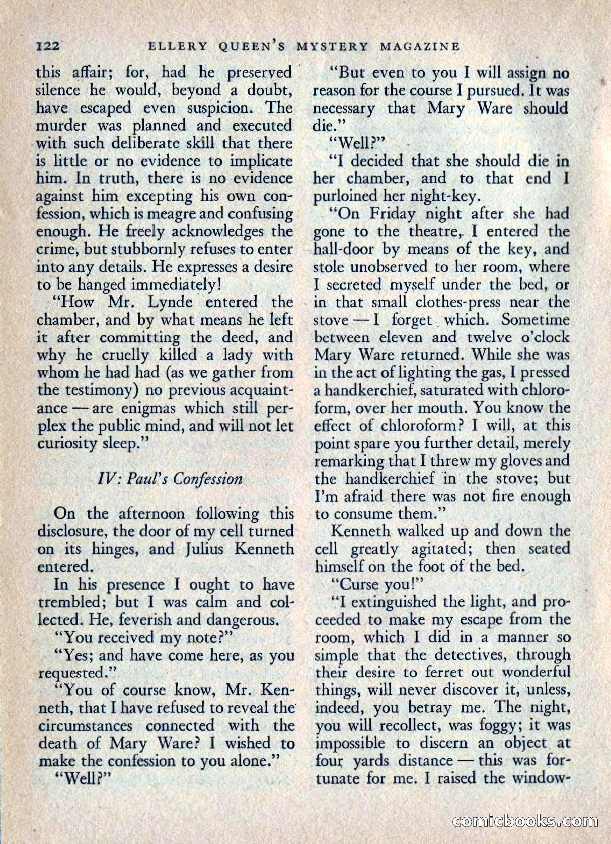 Ellery Queen's Mystery Magazine, July 1949 — page 125 of 149