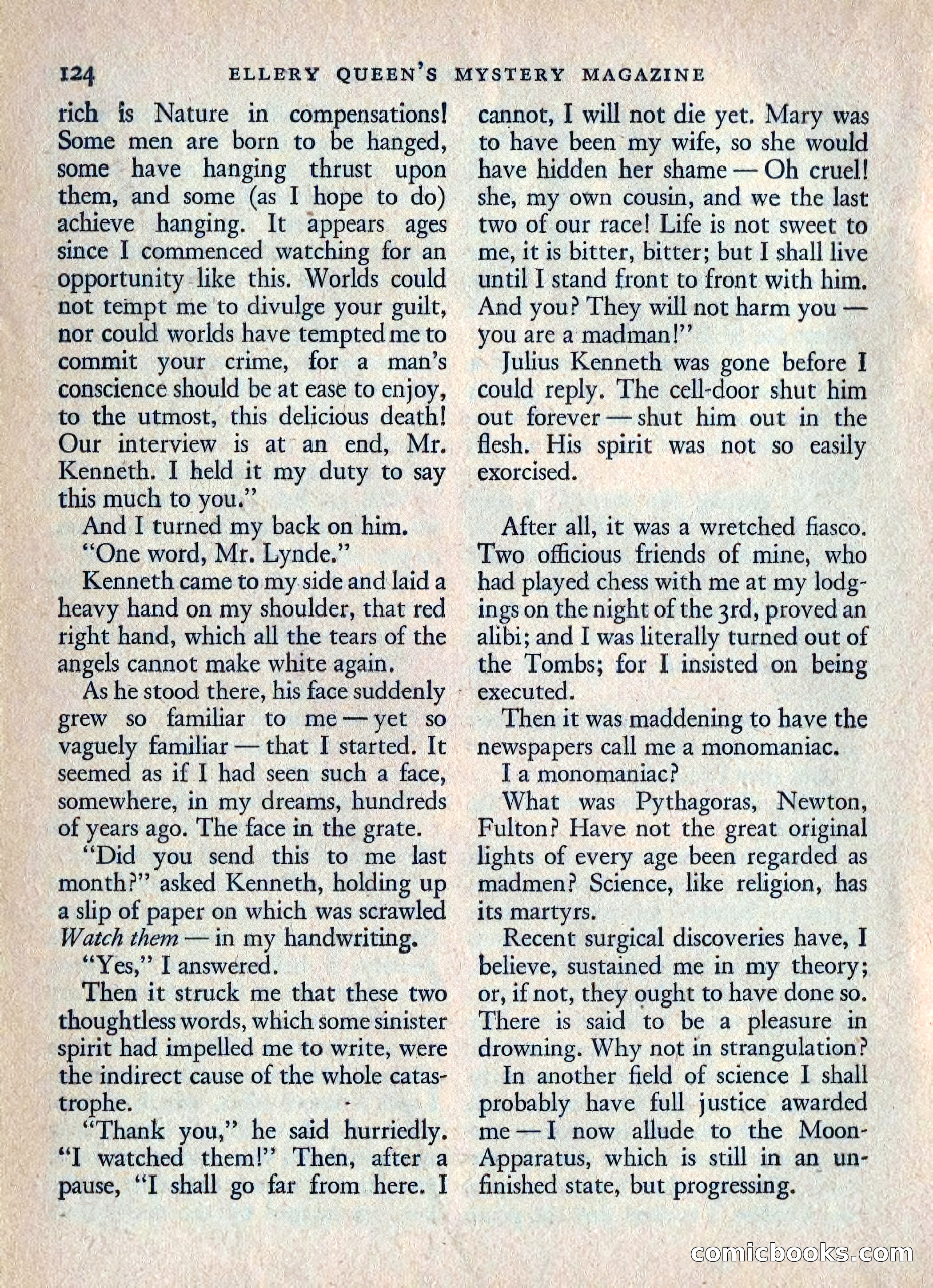 Ellery Queen's Mystery Magazine, July 1949 — page 127 of 149