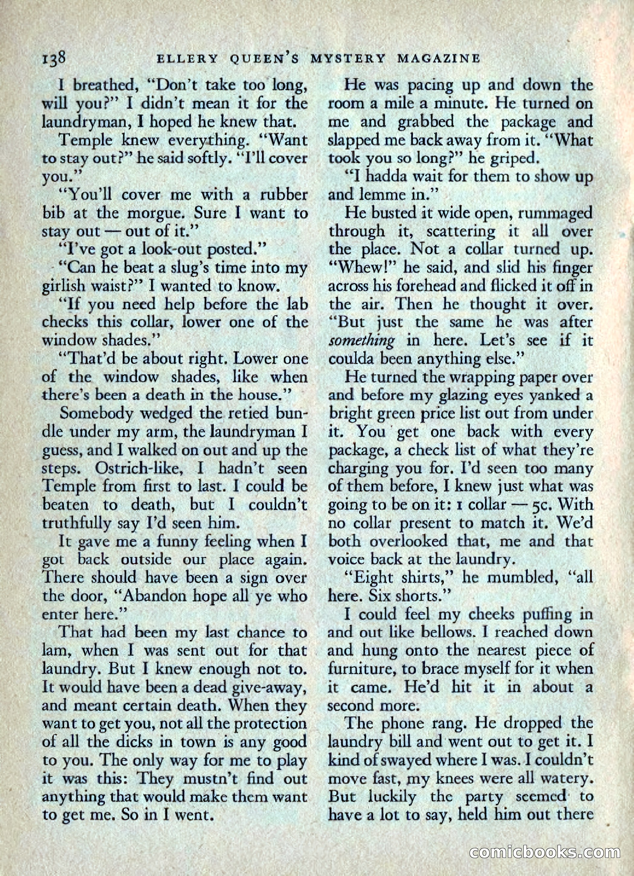 Ellery Queen's Mystery Magazine, July 1949 — page 141 of 149