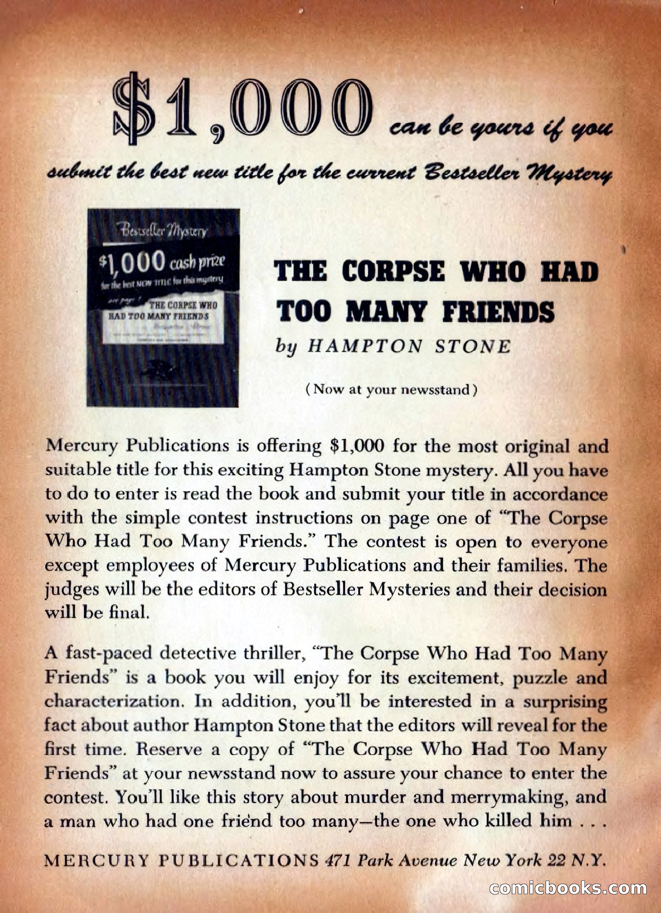 Ellery Queen's Mystery Magazine, October 1954 — page 3 of 148