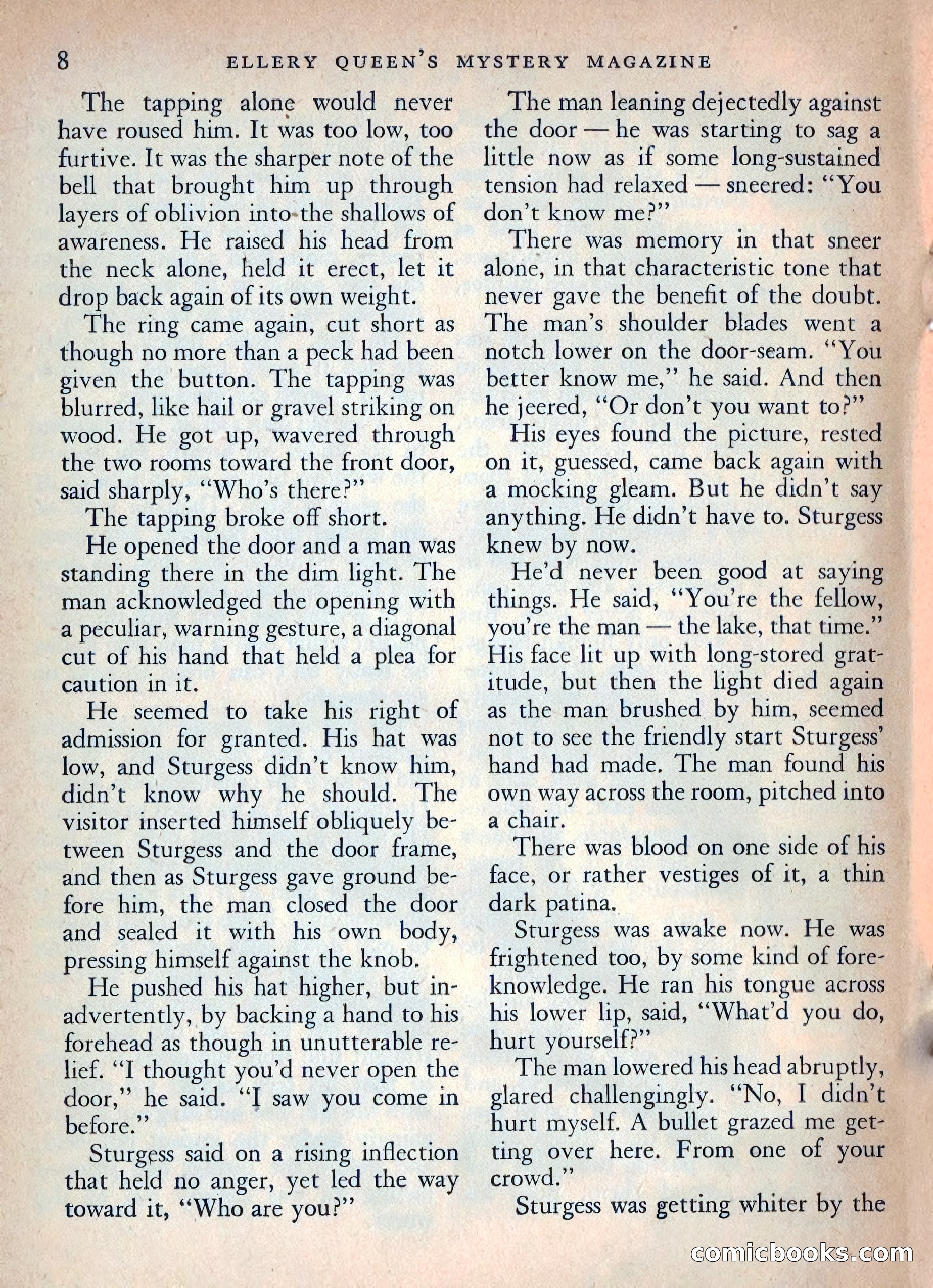 Ellery Queen's Mystery Magazine, October 1954 — page 11 of 148
