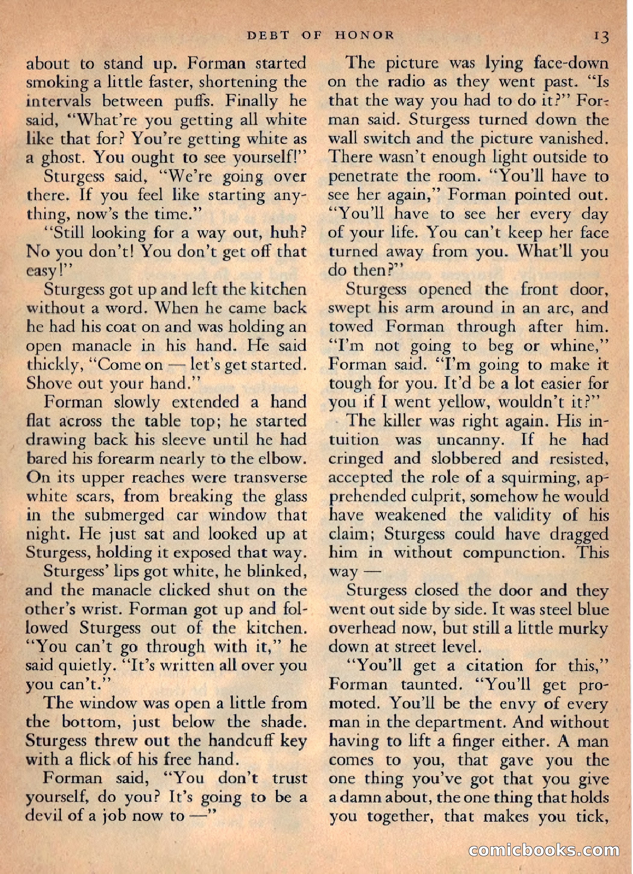 Ellery Queen's Mystery Magazine, October 1954 — page 16 of 148