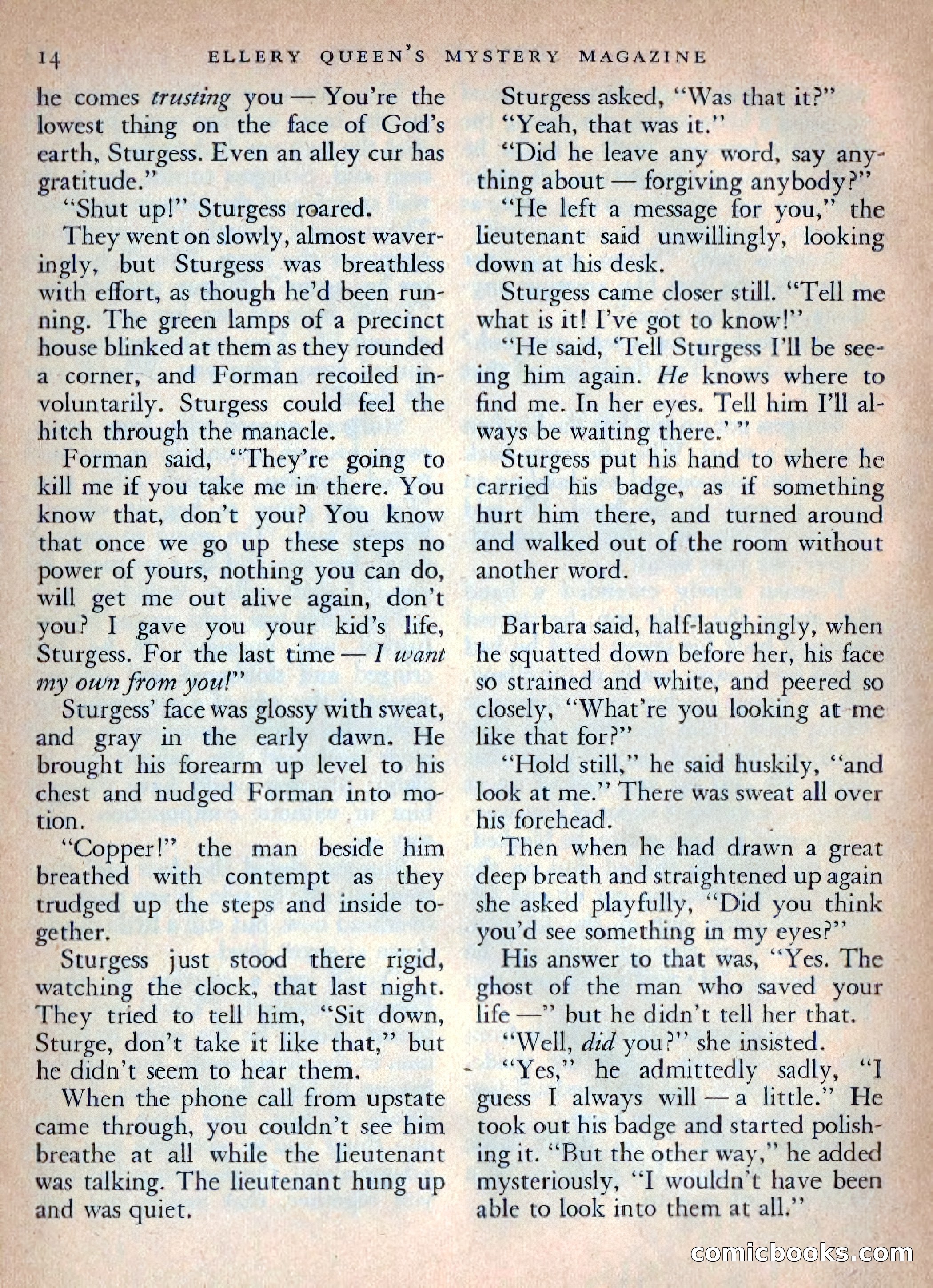 Ellery Queen's Mystery Magazine, October 1954 — page 17 of 148