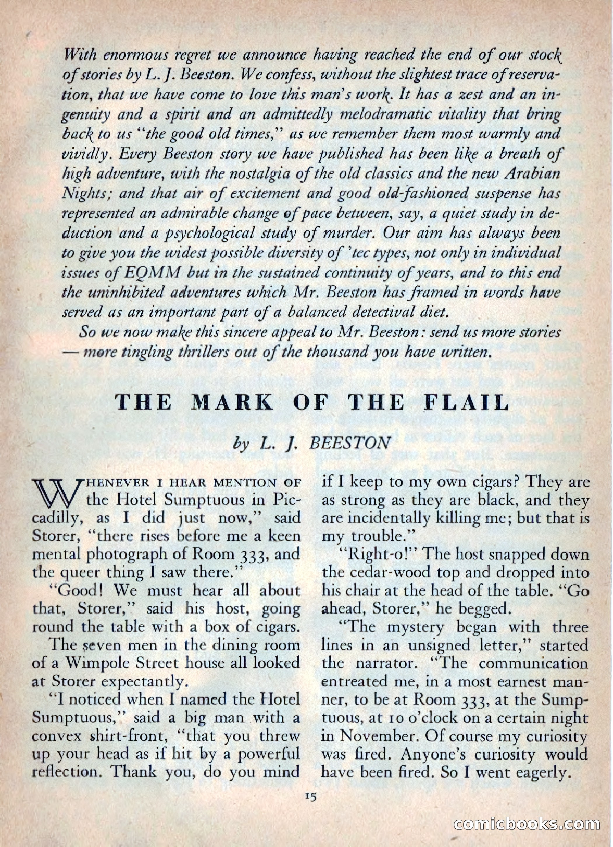 Ellery Queen's Mystery Magazine, October 1954 — page 18 of 148
