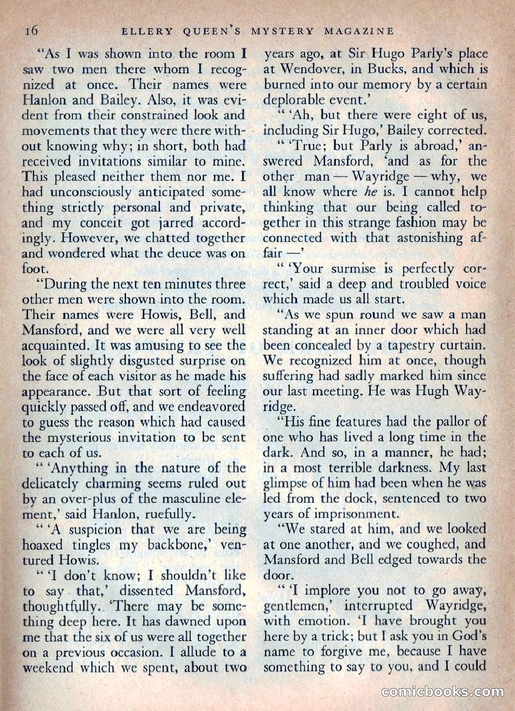 Ellery Queen's Mystery Magazine, October 1954 — page 19 of 148