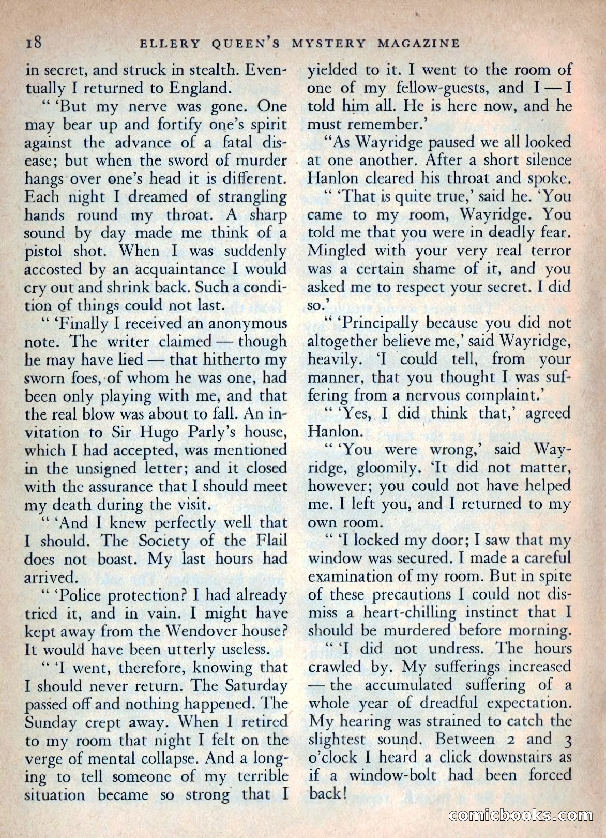 Ellery Queen's Mystery Magazine, October 1954 — page 21 of 148