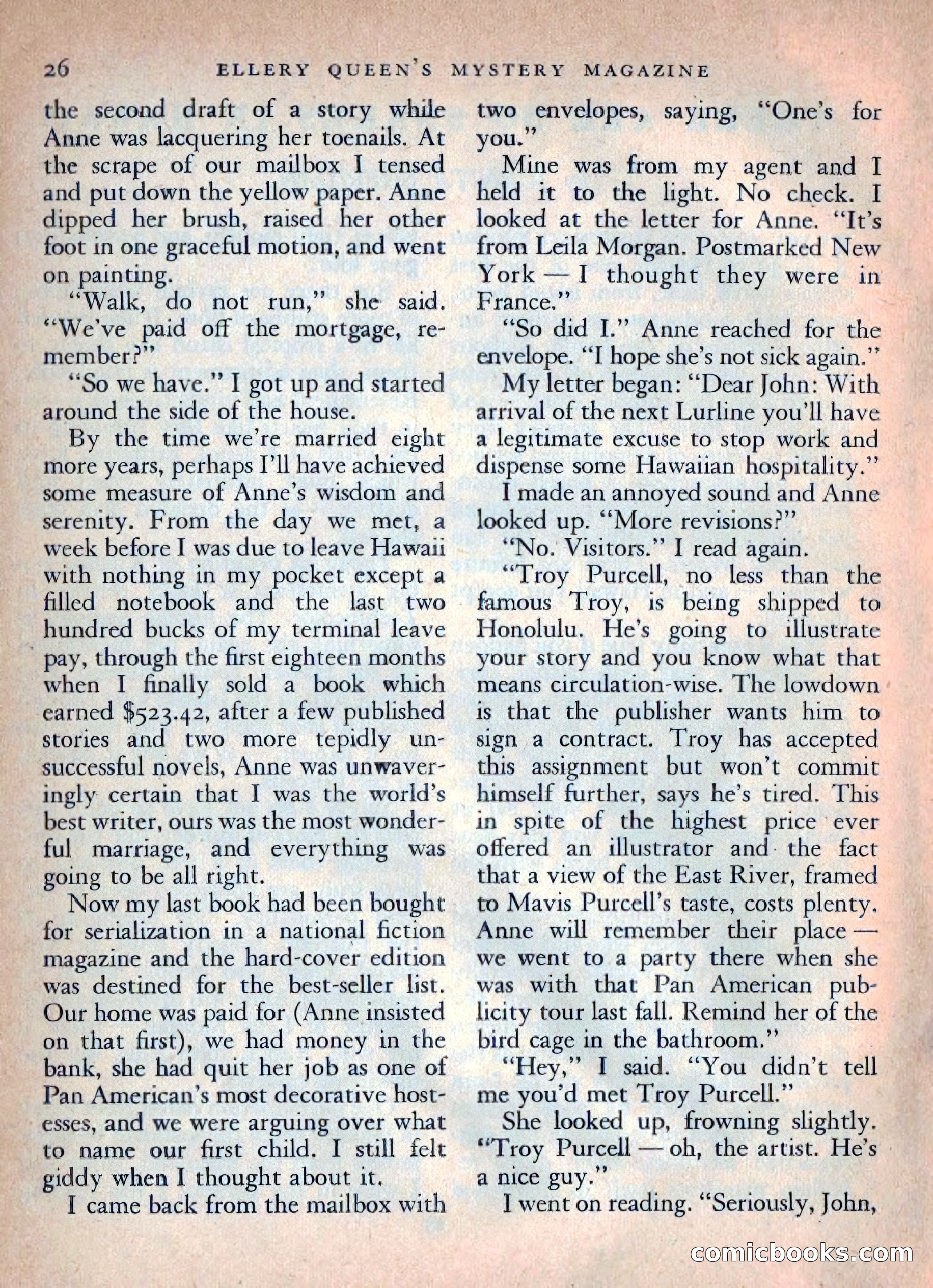 Ellery Queen's Mystery Magazine, October 1954 — page 29 of 148