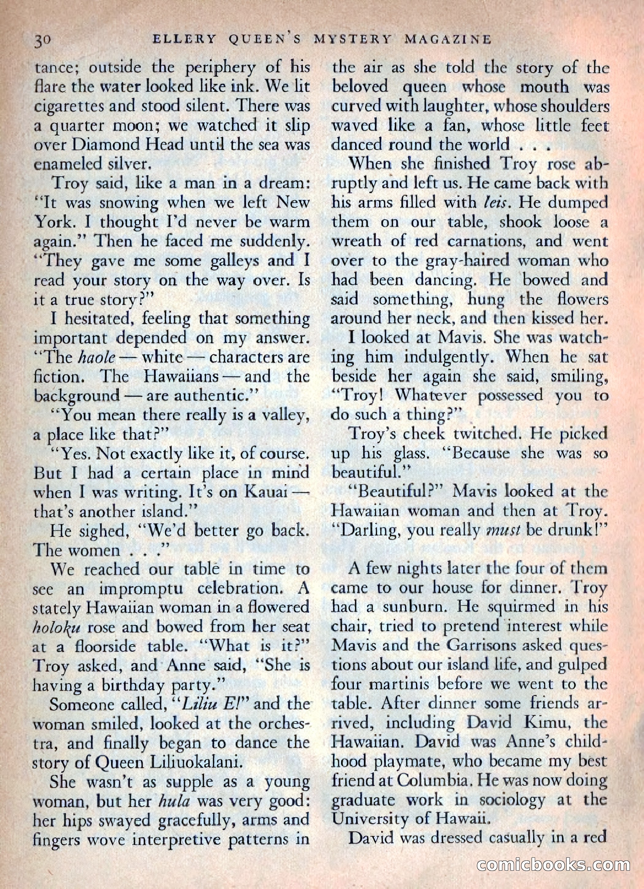 Ellery Queen's Mystery Magazine, October 1954 — page 33 of 148