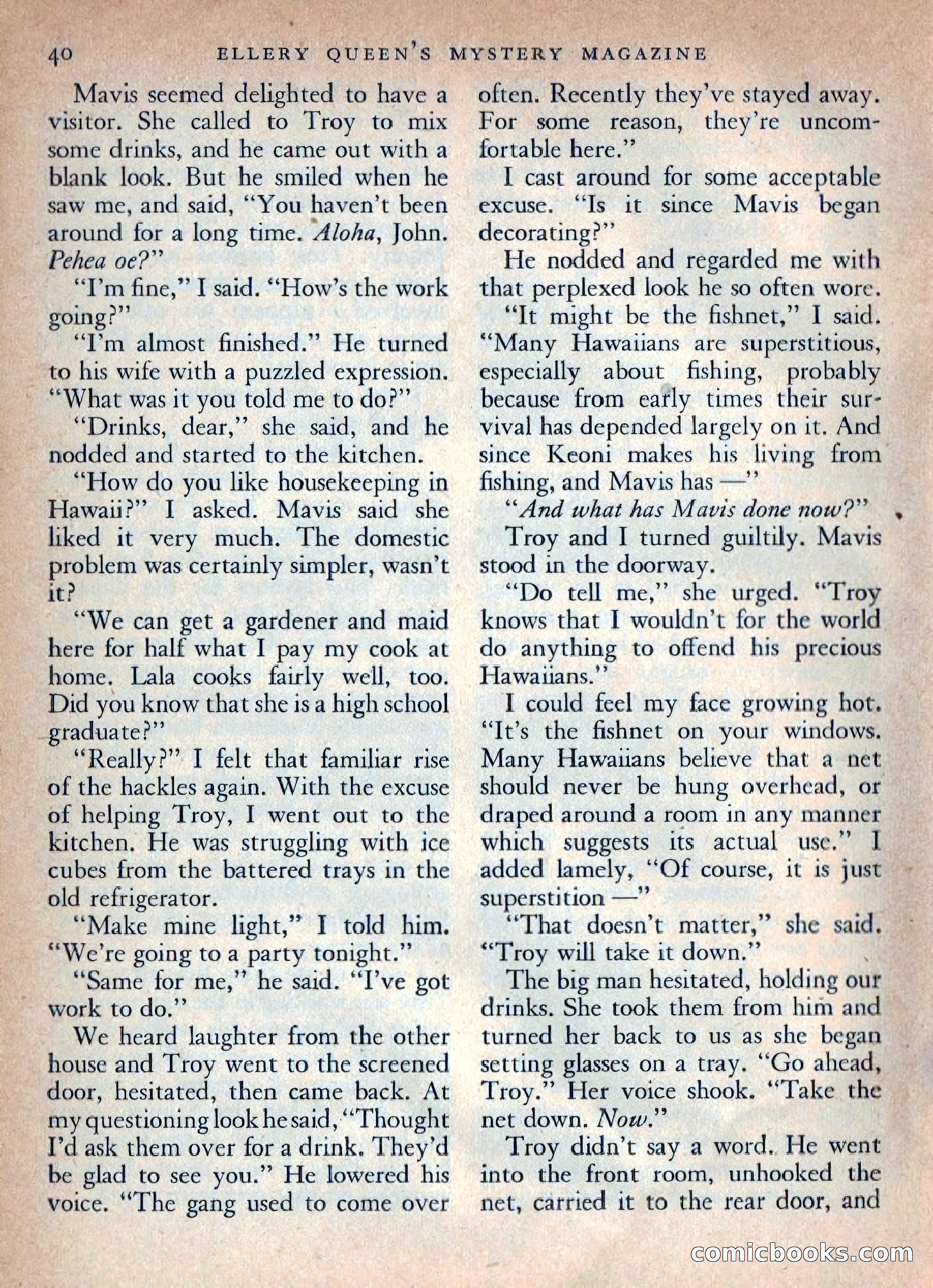 Ellery Queen's Mystery Magazine, October 1954 — page 43 of 148