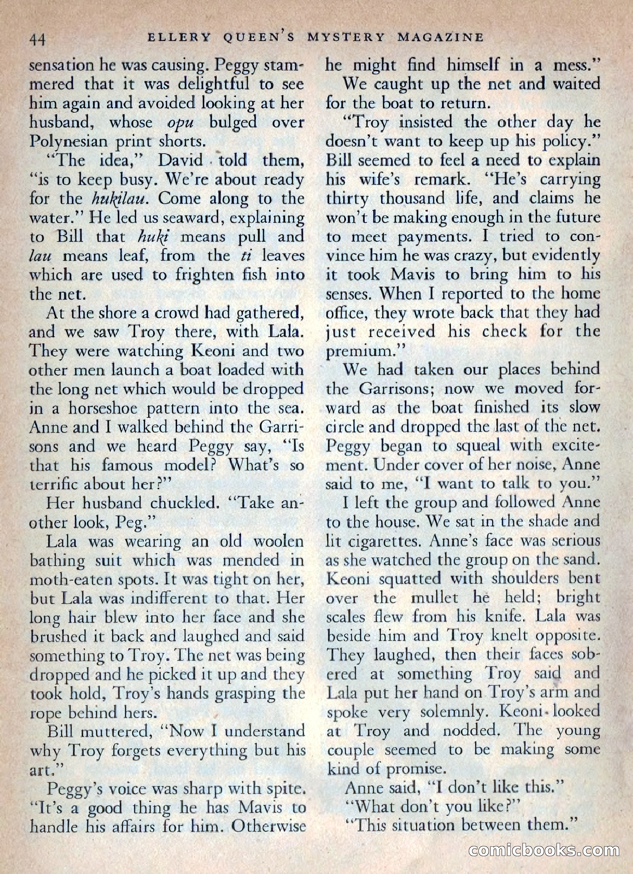 Ellery Queen's Mystery Magazine, October 1954 — page 47 of 148