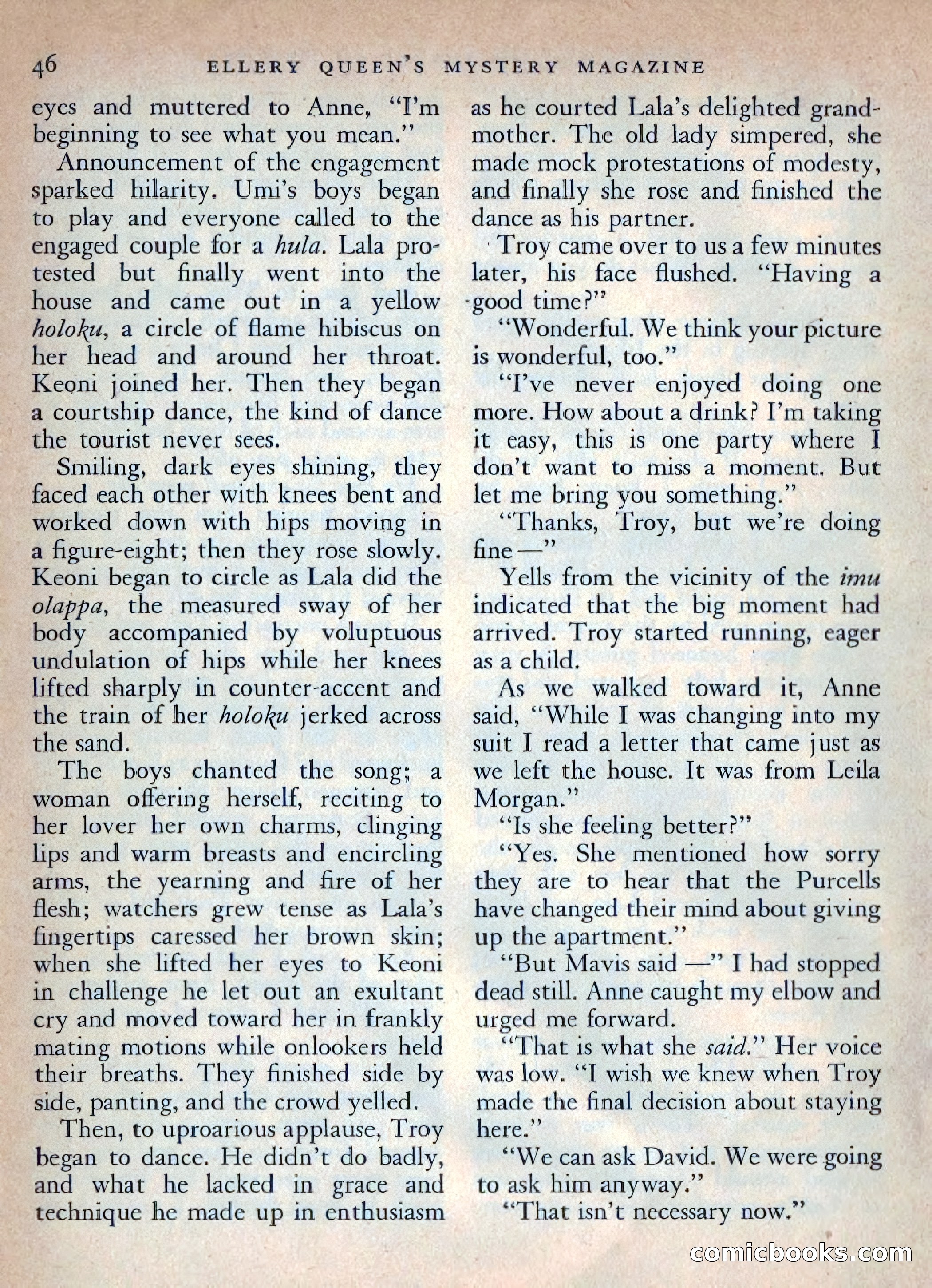 Ellery Queen's Mystery Magazine, October 1954 — page 49 of 148