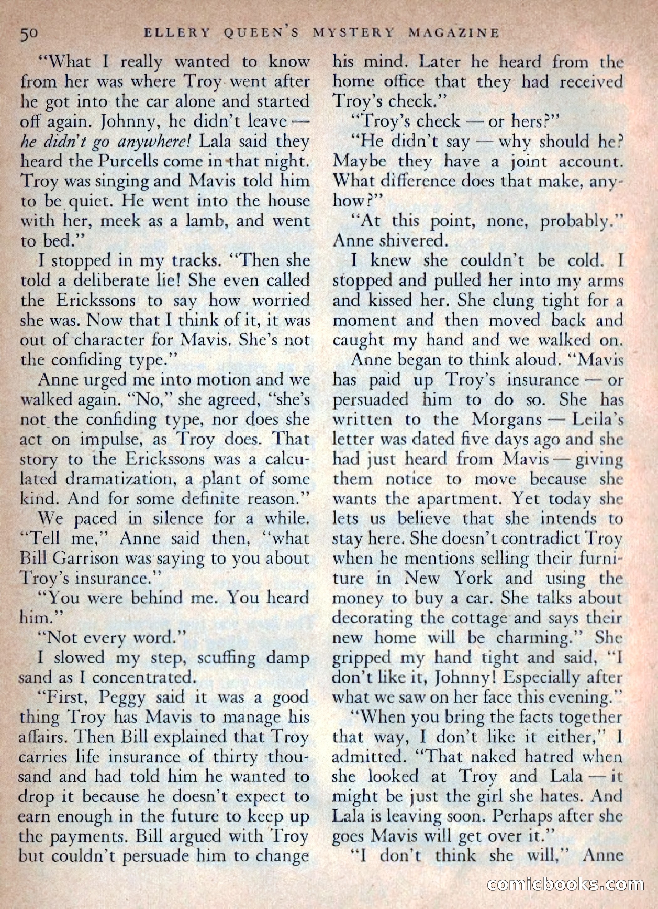 Ellery Queen's Mystery Magazine, October 1954 — page 53 of 148