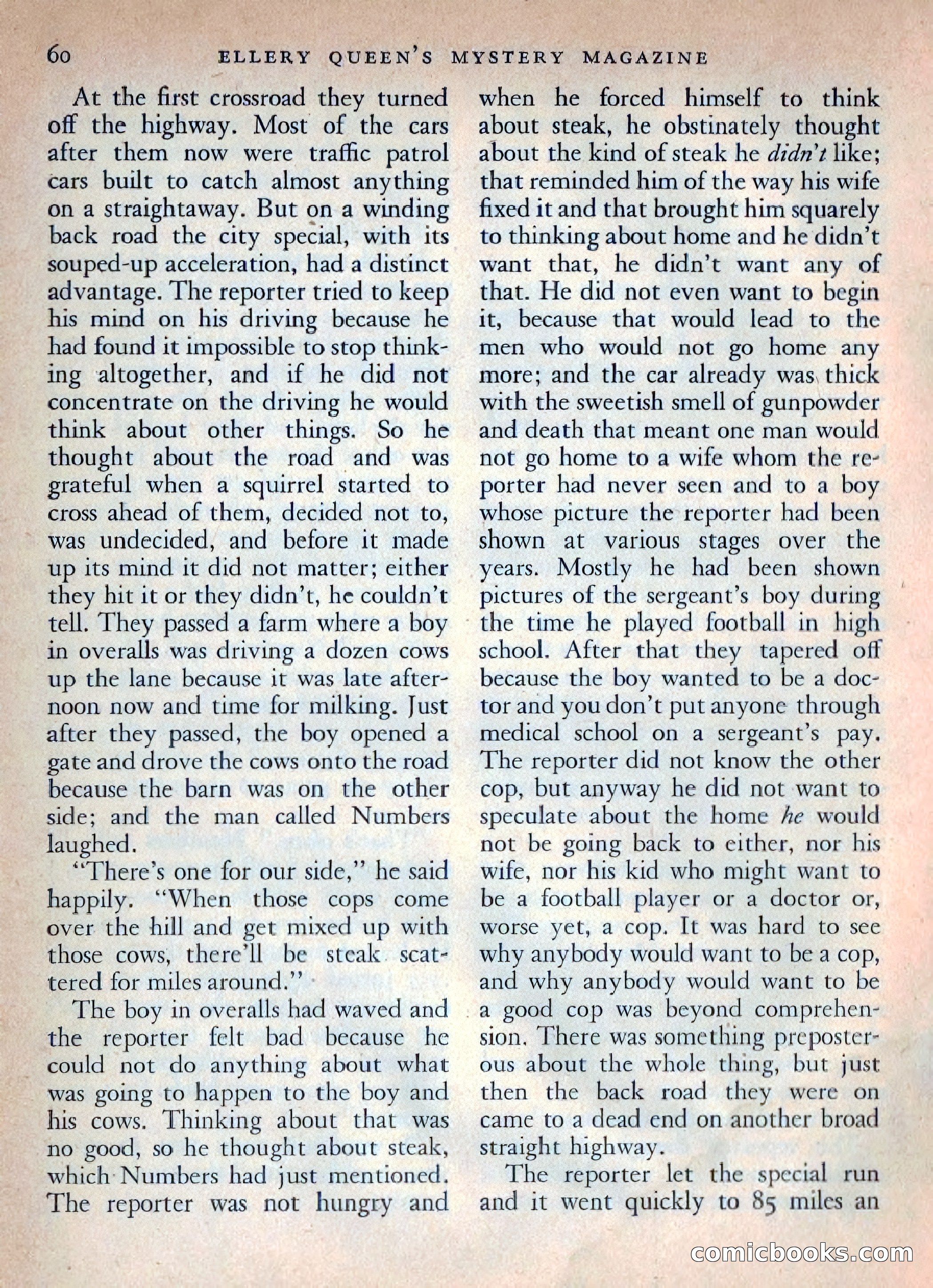 Ellery Queen's Mystery Magazine, October 1954 — page 63 of 148