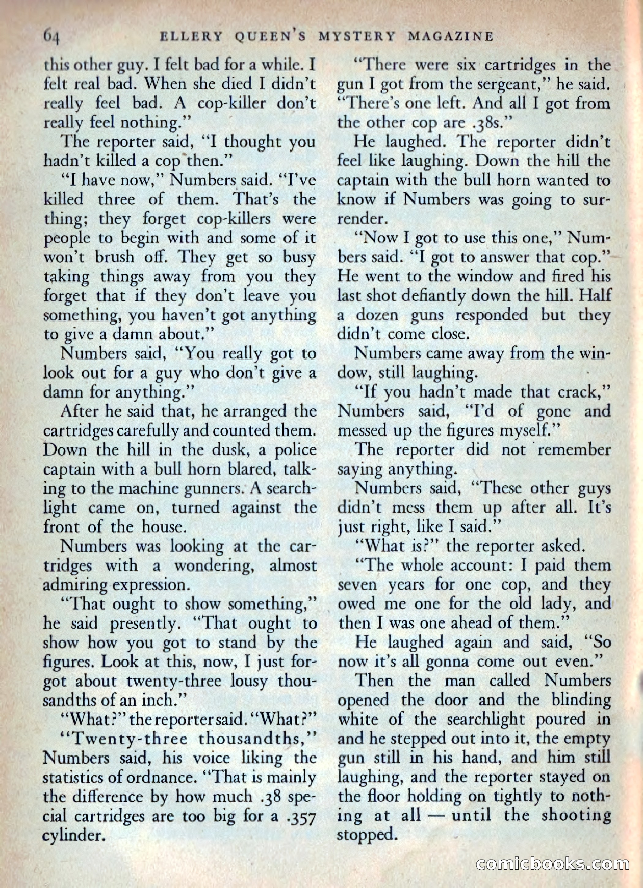 Ellery Queen's Mystery Magazine, October 1954 — page 67 of 148