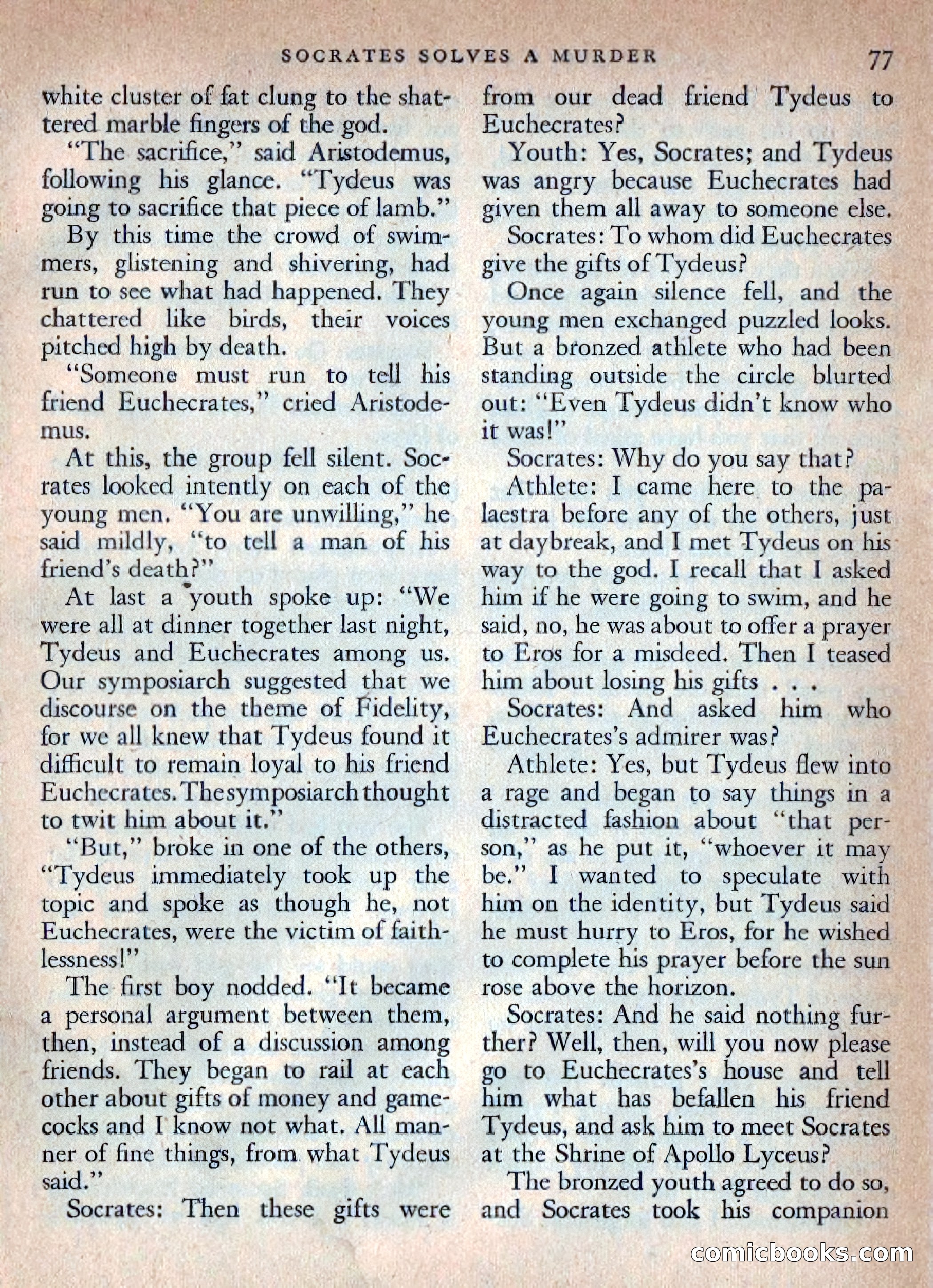 Ellery Queen's Mystery Magazine, October 1954 — page 80 of 148