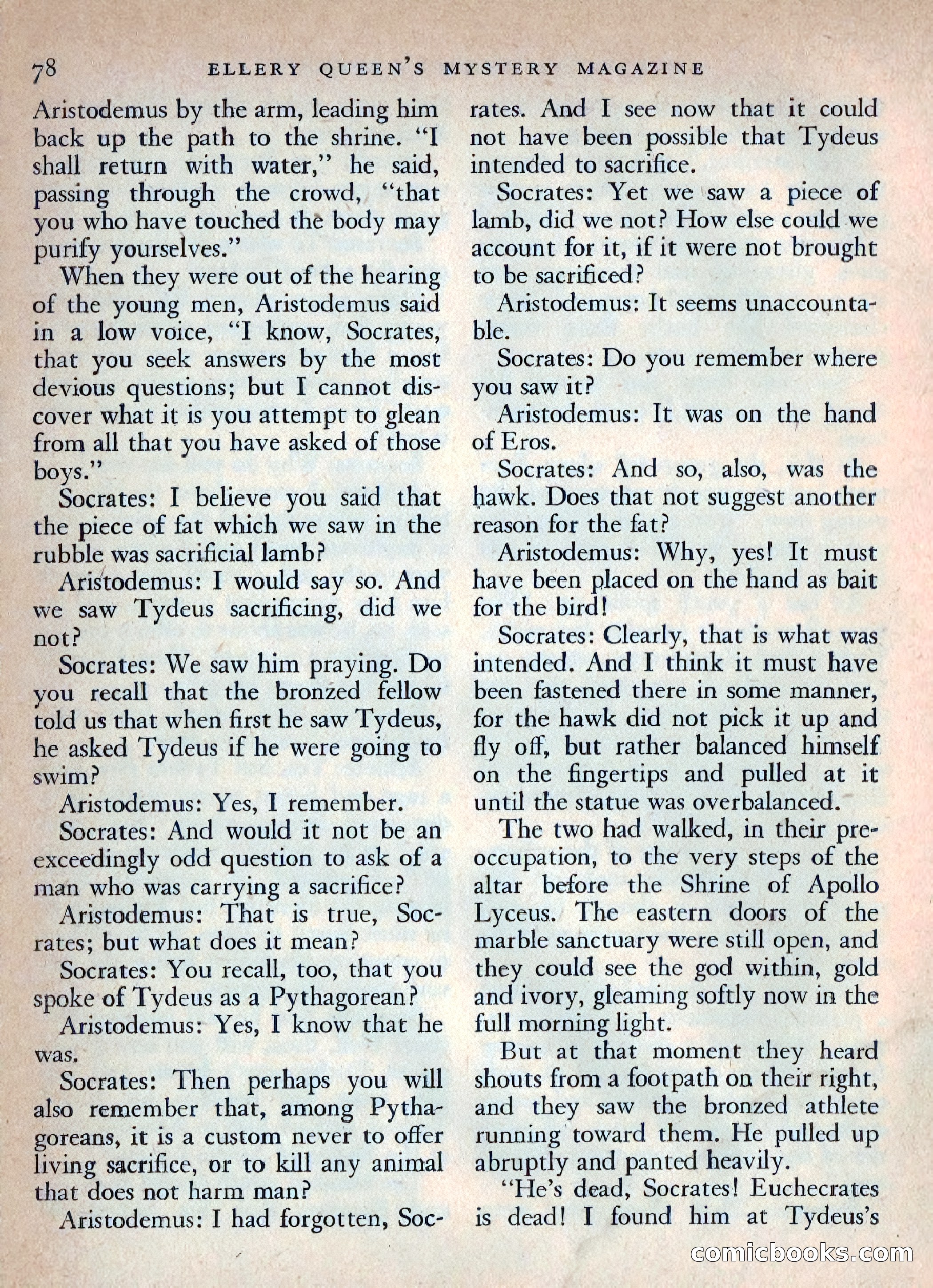 Ellery Queen's Mystery Magazine, October 1954 — page 81 of 148